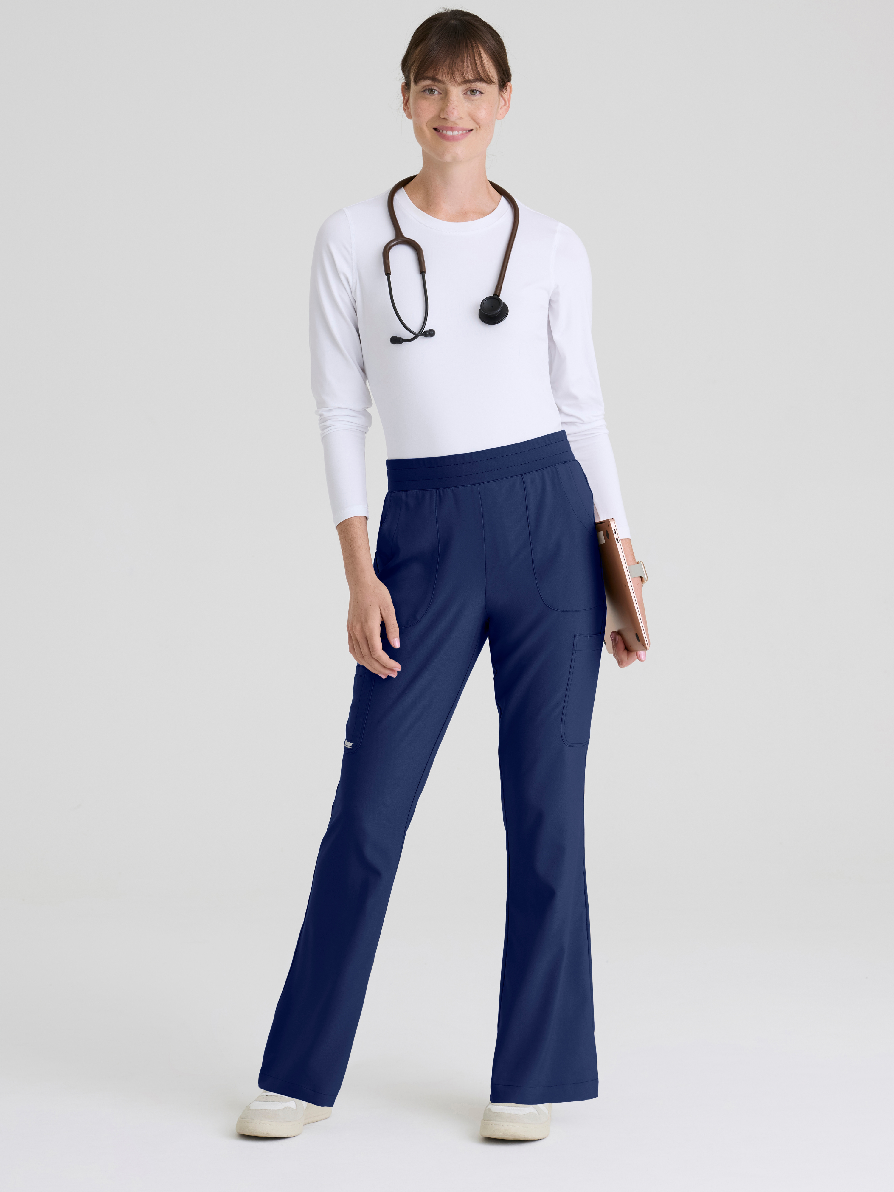 Sky 6-Pocket Jersey Waistband Fit & Flare Pant Grey's Anatomy™ by BARCO® Evolve