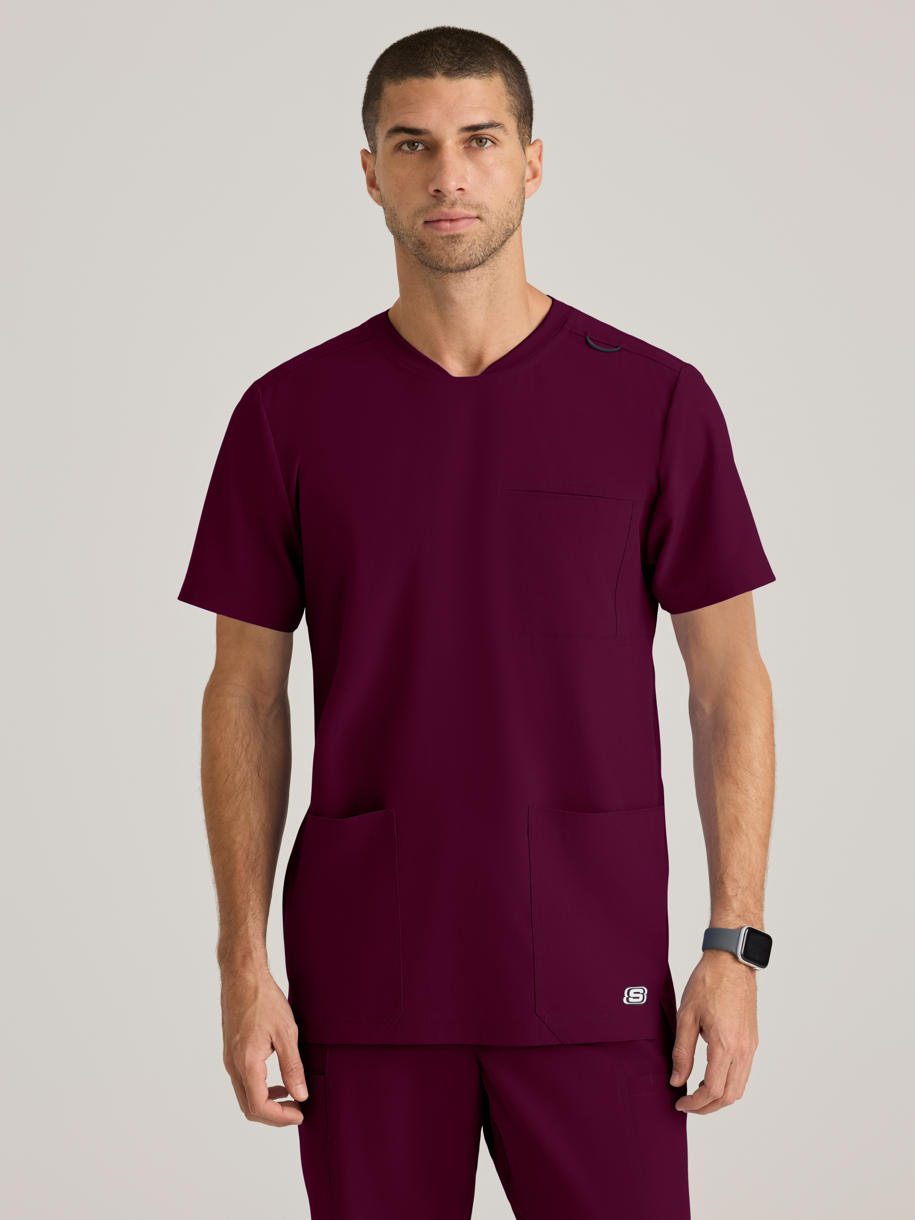 Thesis 3-Pocket Round Neck Scrub Top Skechers™ by BARCO®