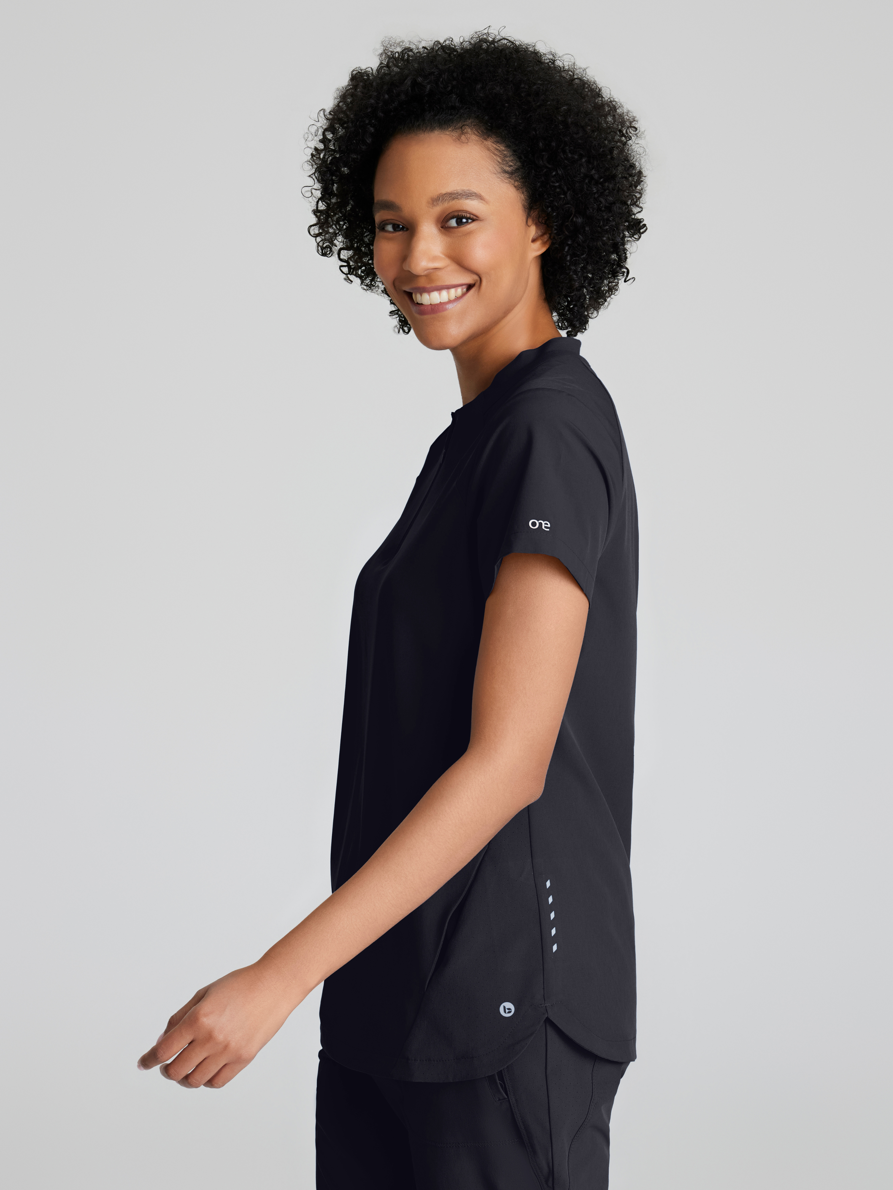 Flux 2-Pocket Banded Zip Collar Top BARCO® One