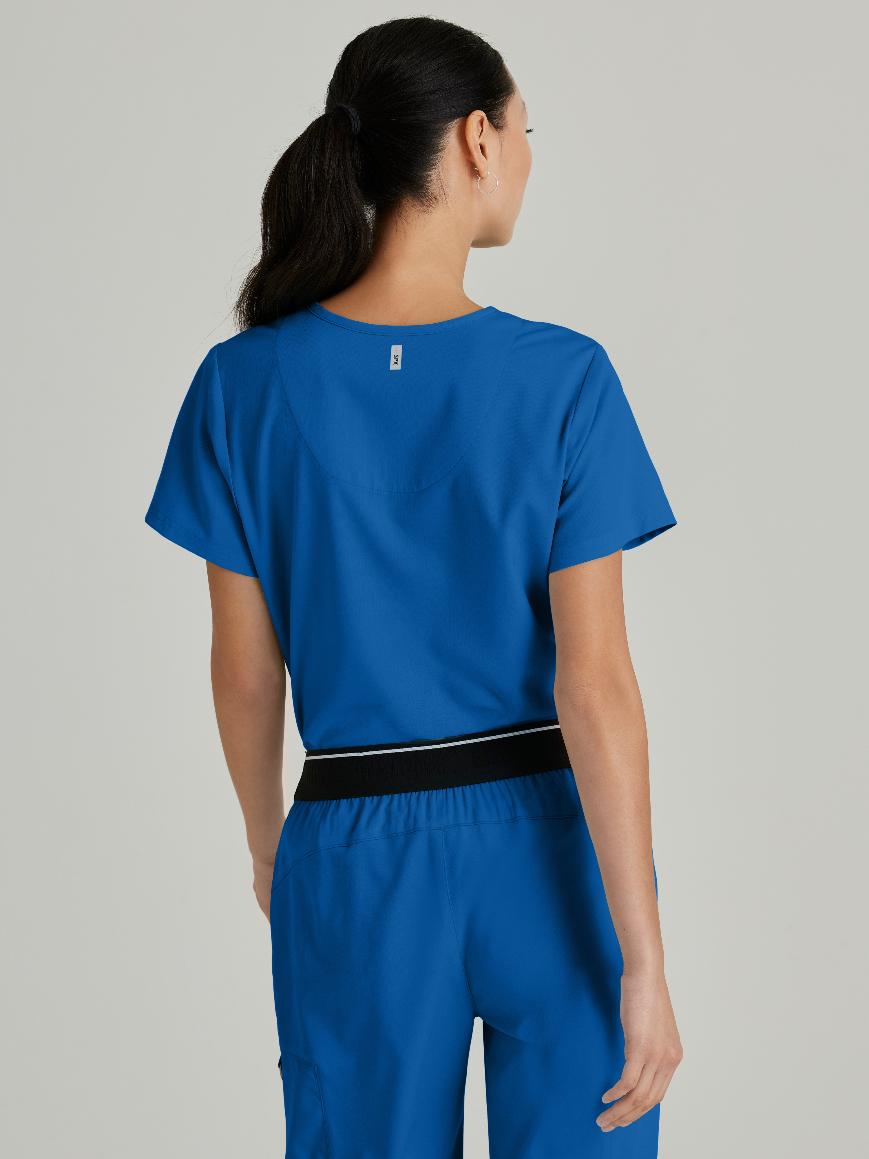 Bree 1-Pocket Tuck-In Scrub Top Grey's Anatomy™ by BARCO® Spandex Stretch