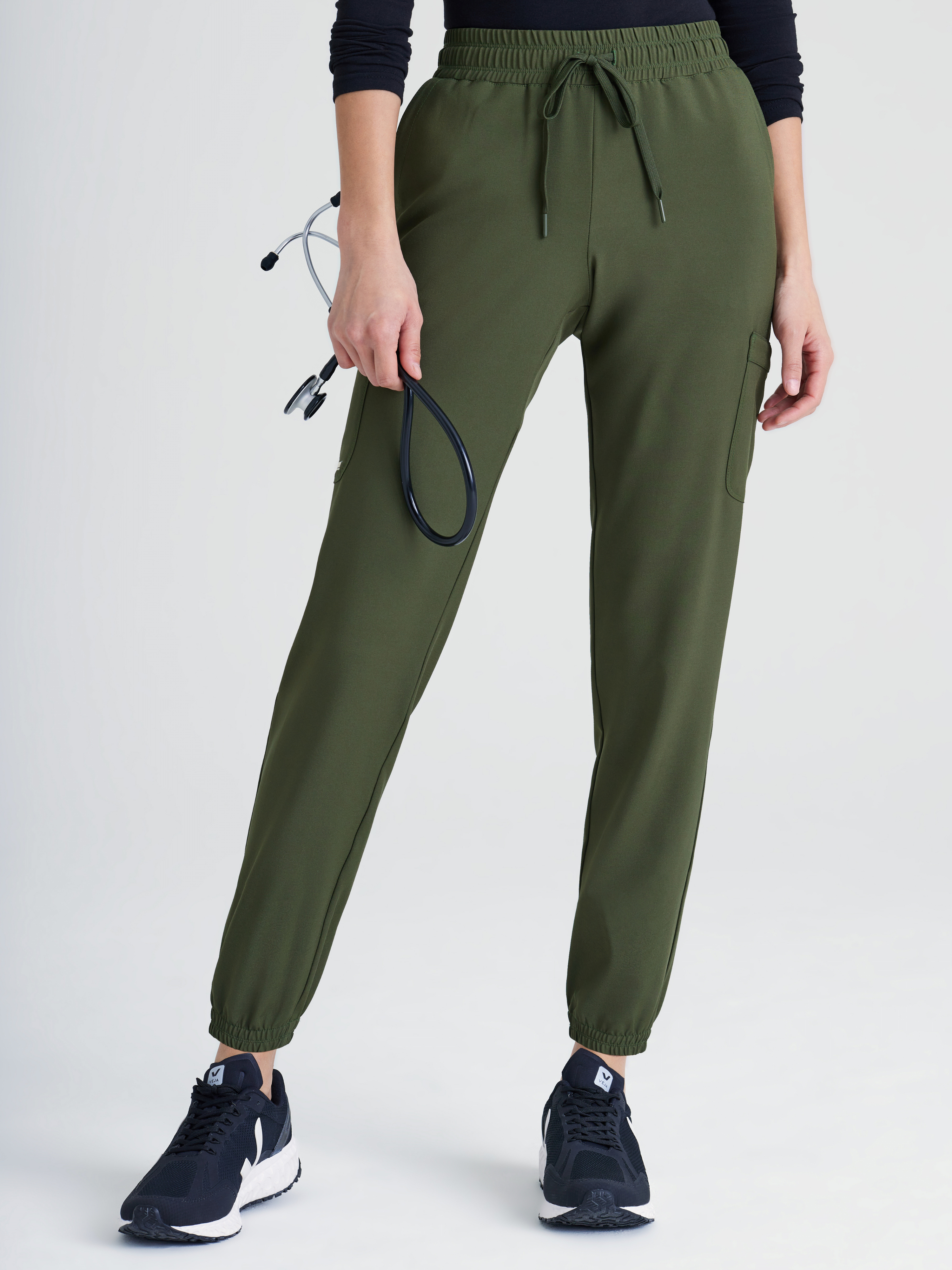 Terra 6-Pocket Mid-Rise Ciclo® Jogger Scrub Pant Grey's Anatomy™ by BARCO® Evolve