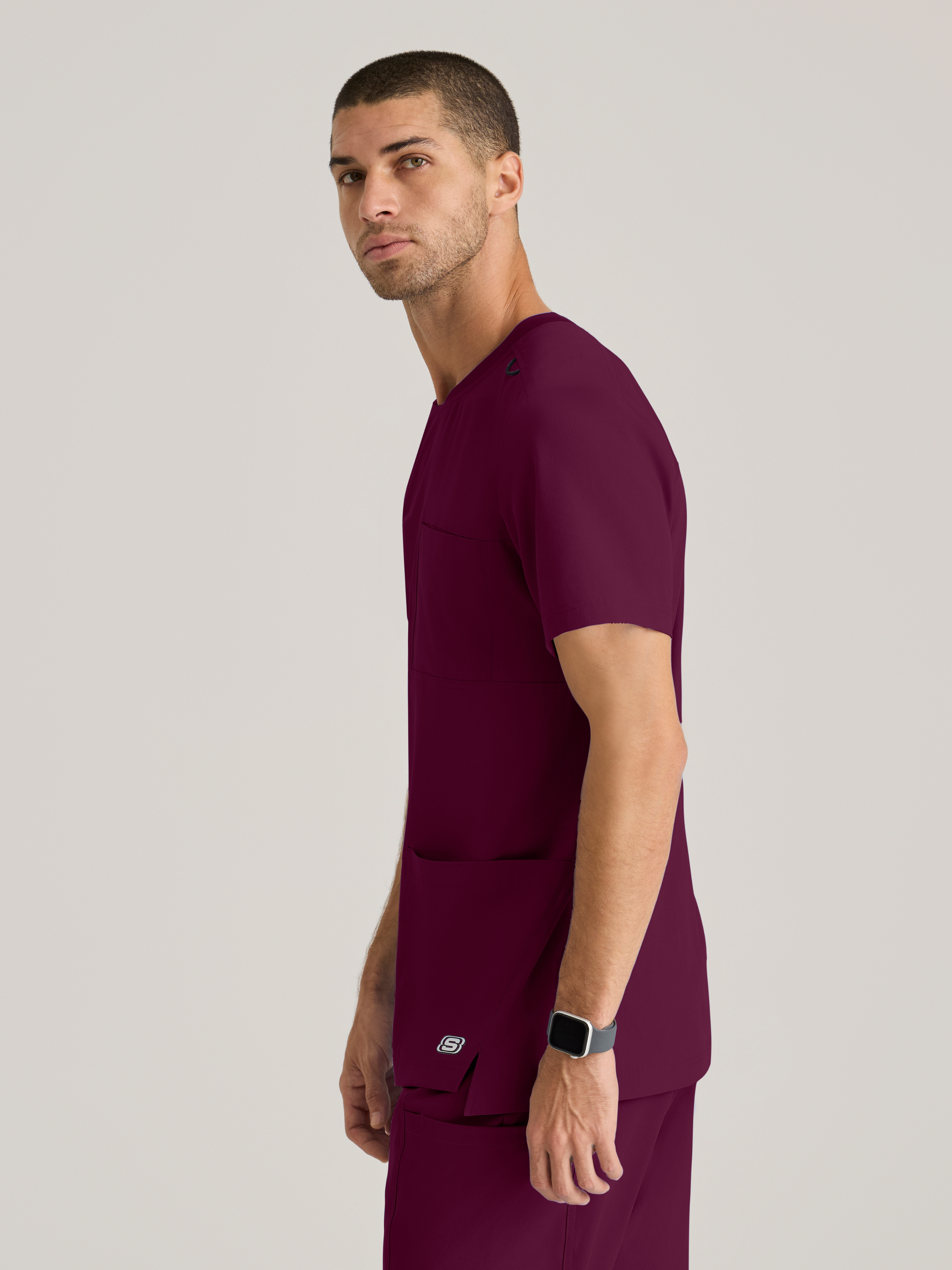 Thesis 3-Pocket Round Neck Scrub Top Skechers™ by BARCO®