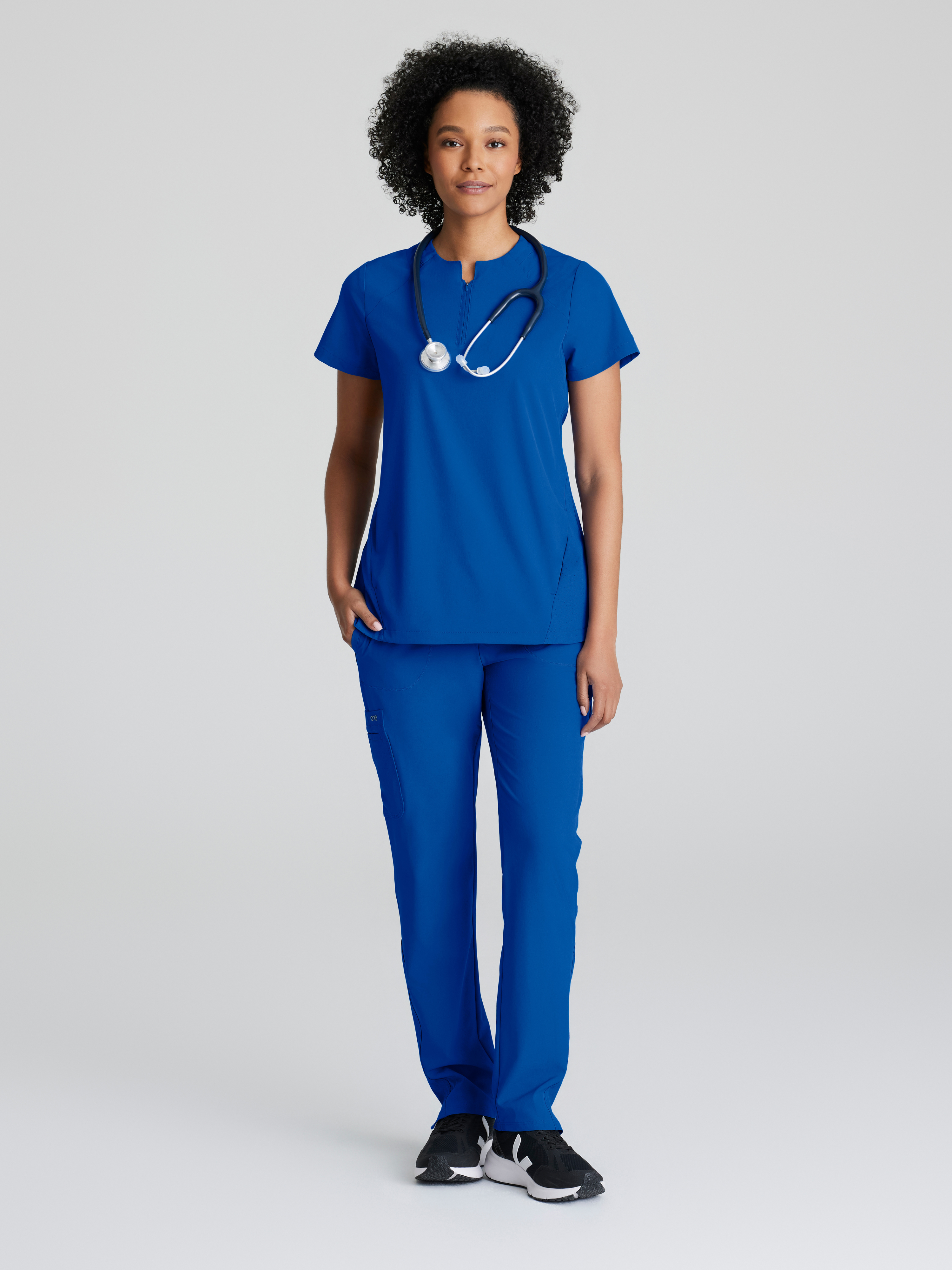Flux 2-Pocket Banded Zip Collar Top BARCO® One