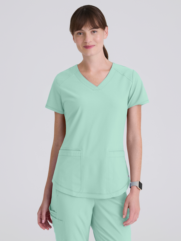 Rhythm 2-Pocket Ciclo® Scrub Top Grey's Anatomy™ by BARCO®  Evolve