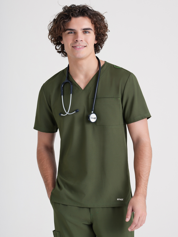 Journey 1-Pocket Ciclo® Scrub Top Grey's Anatomy™ by BARCO® Evolve