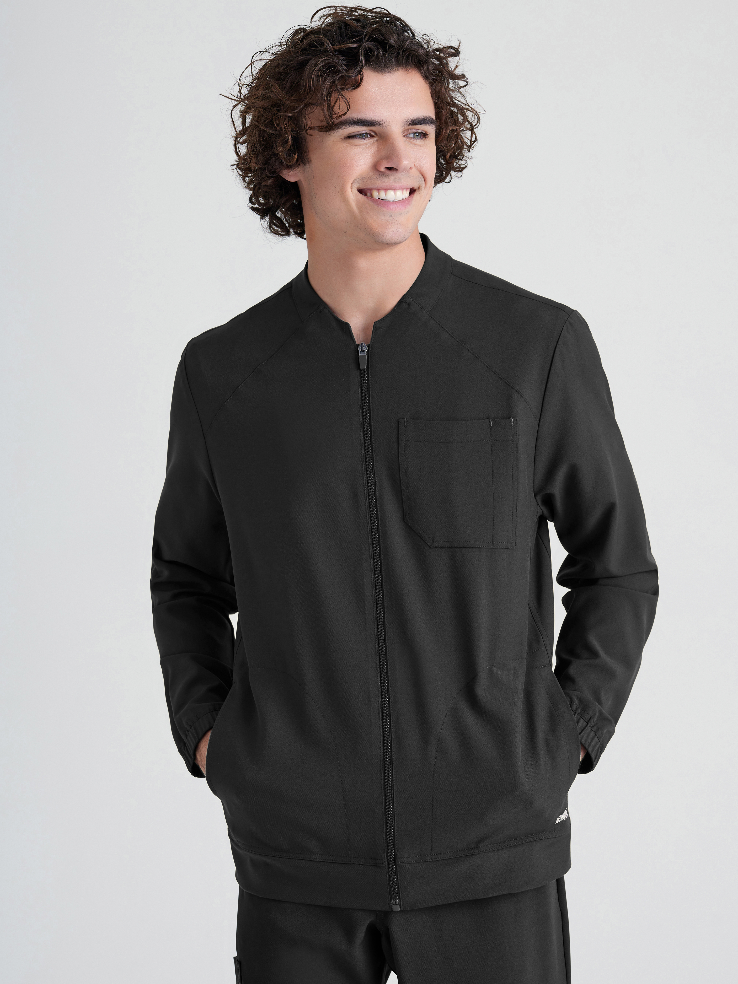 Cycle 3-Pocket Crewneck Ciclo® Scrub Jacket Grey's Anatomy™ by BARCO® Evolve