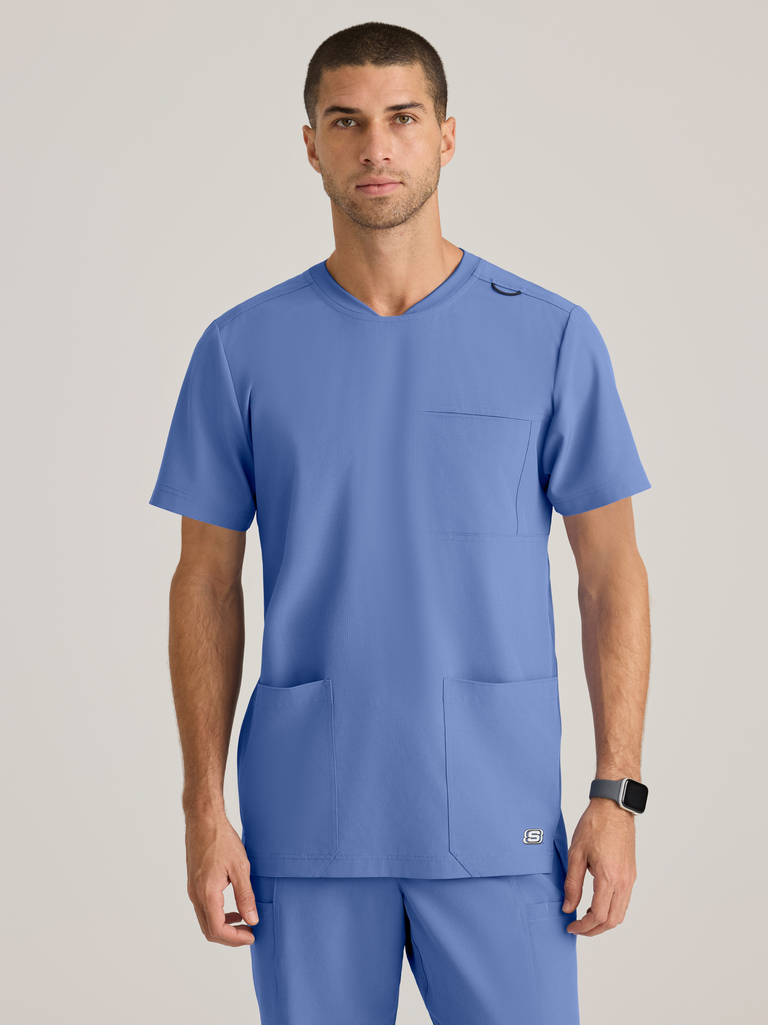 Thesis 3-Pocket Round Neck Scrub Top Skechers™ by BARCO®