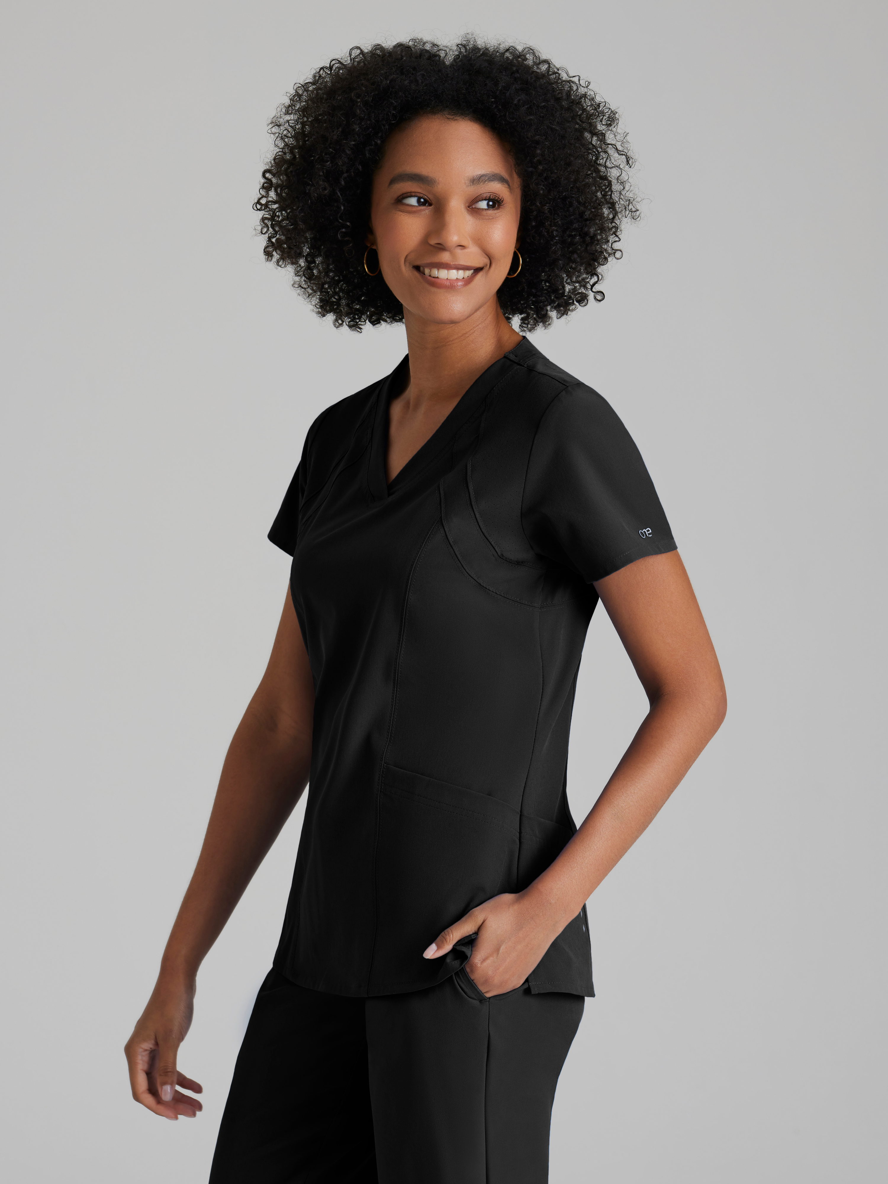 Racer 4-Pocket V-Neck Scrub Top BARCO® One