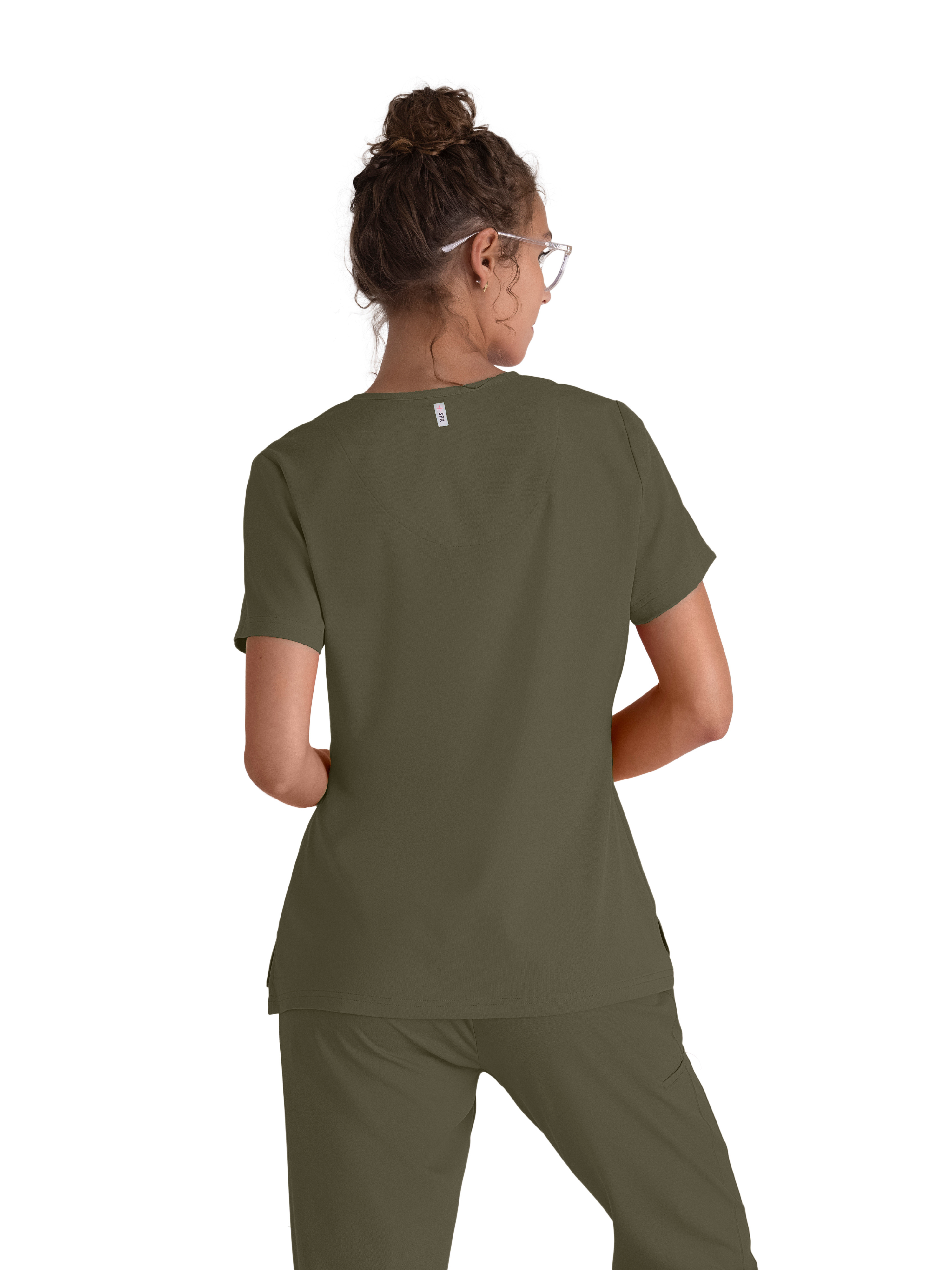 Bree 1-Pocket Tuck-In Scrub Top Grey's Anatomy™ by BARCO® Spandex Stretch