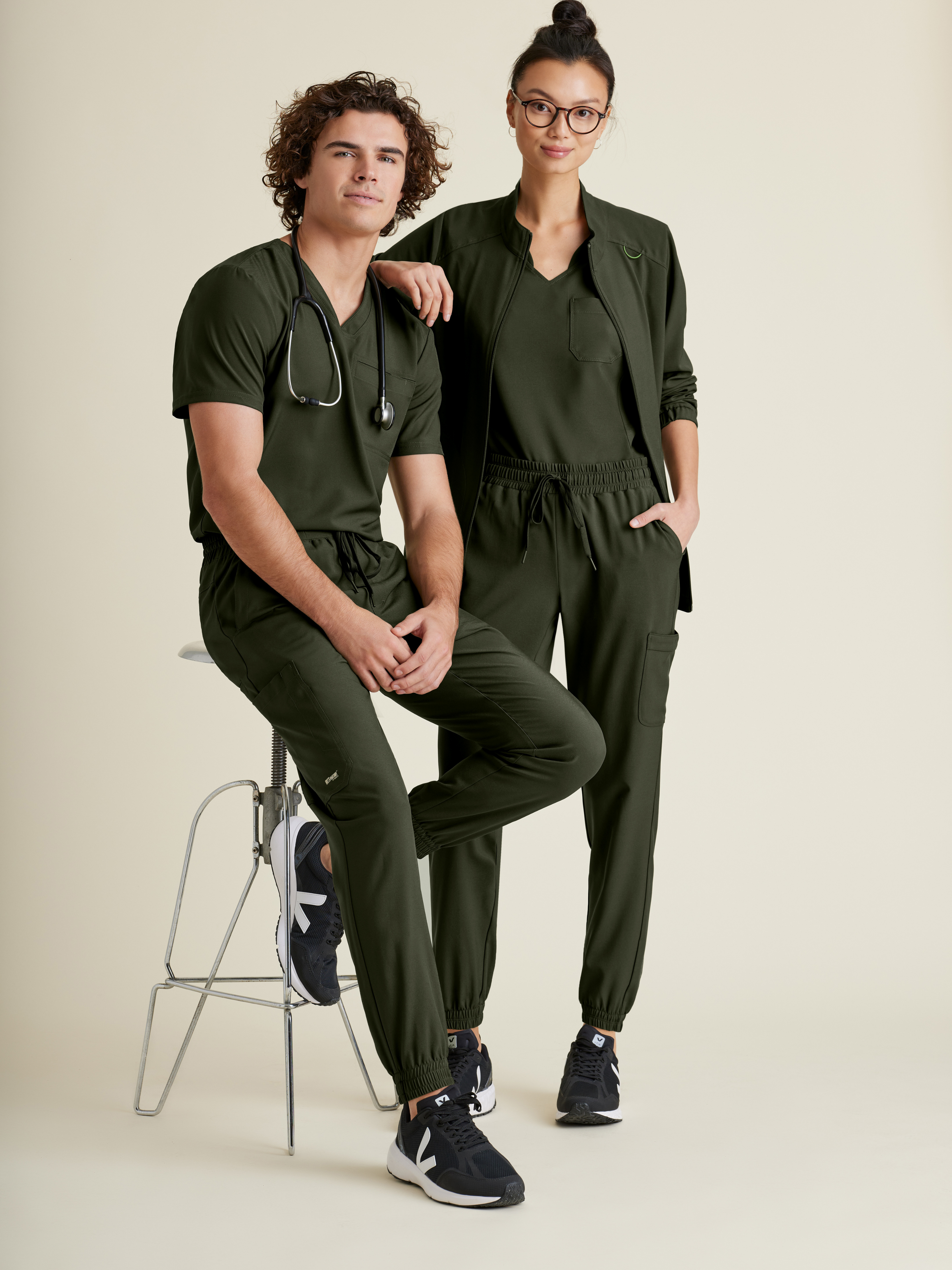Terra 6-Pocket Mid-Rise Ciclo® Jogger Scrub Pant Grey's Anatomy™ by BARCO® Evolve