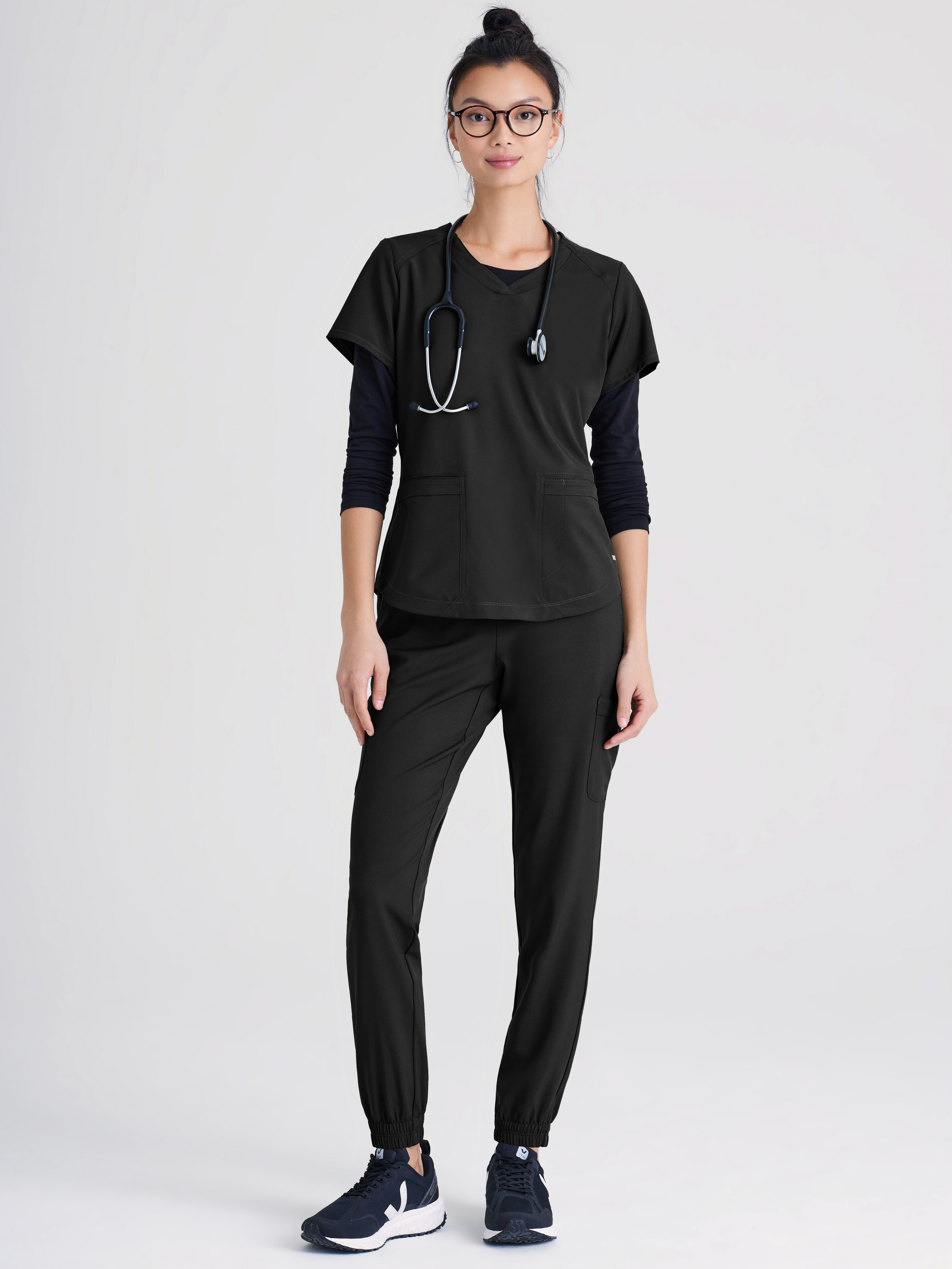 Rhythm 2-Pocket Ciclo® Scrub Top Grey's Anatomy™ by BARCO®  Evolve