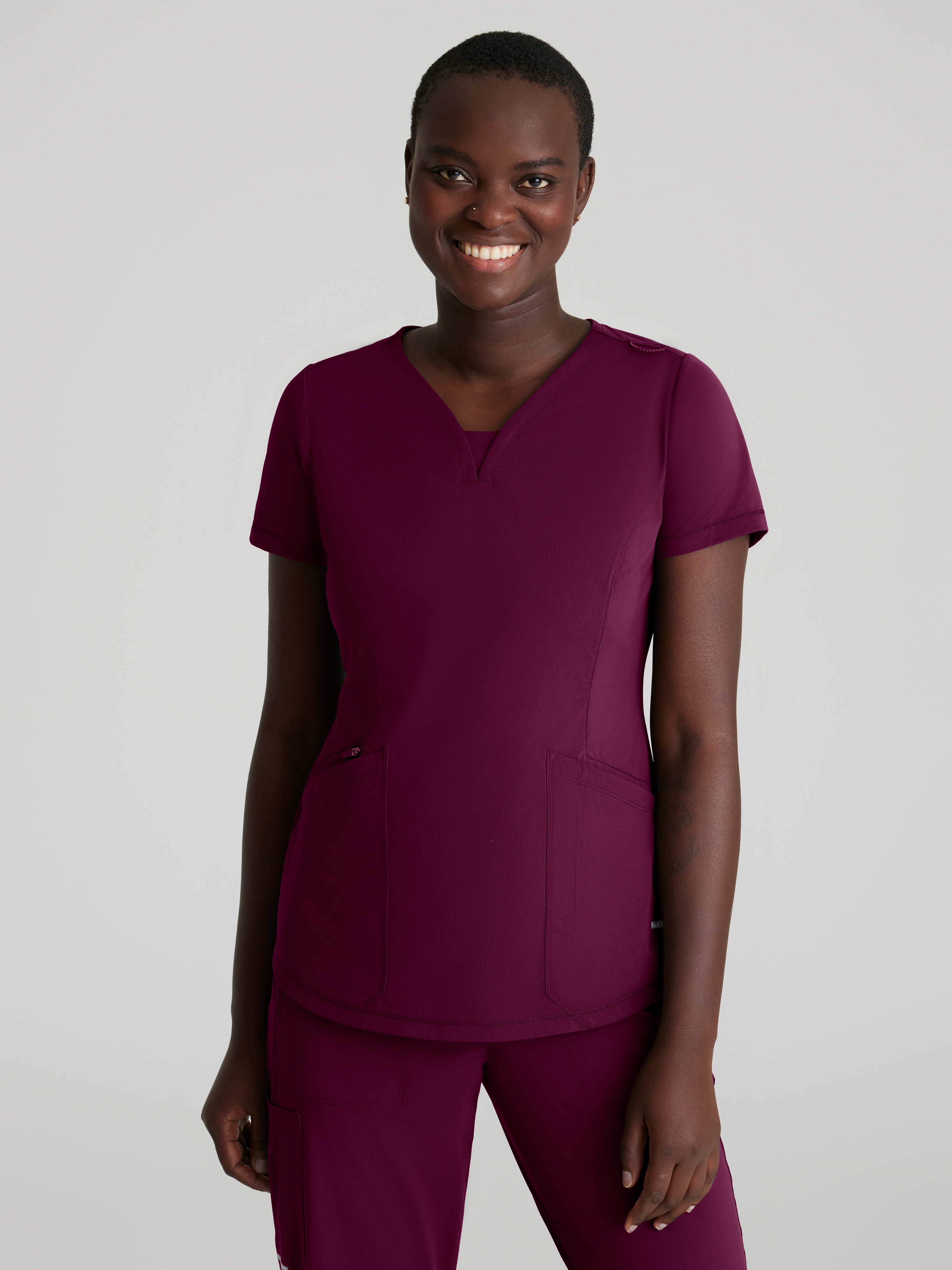 Serene 3-Pocket V-Neck Top Skechers™ by BARCO® Slip-ins