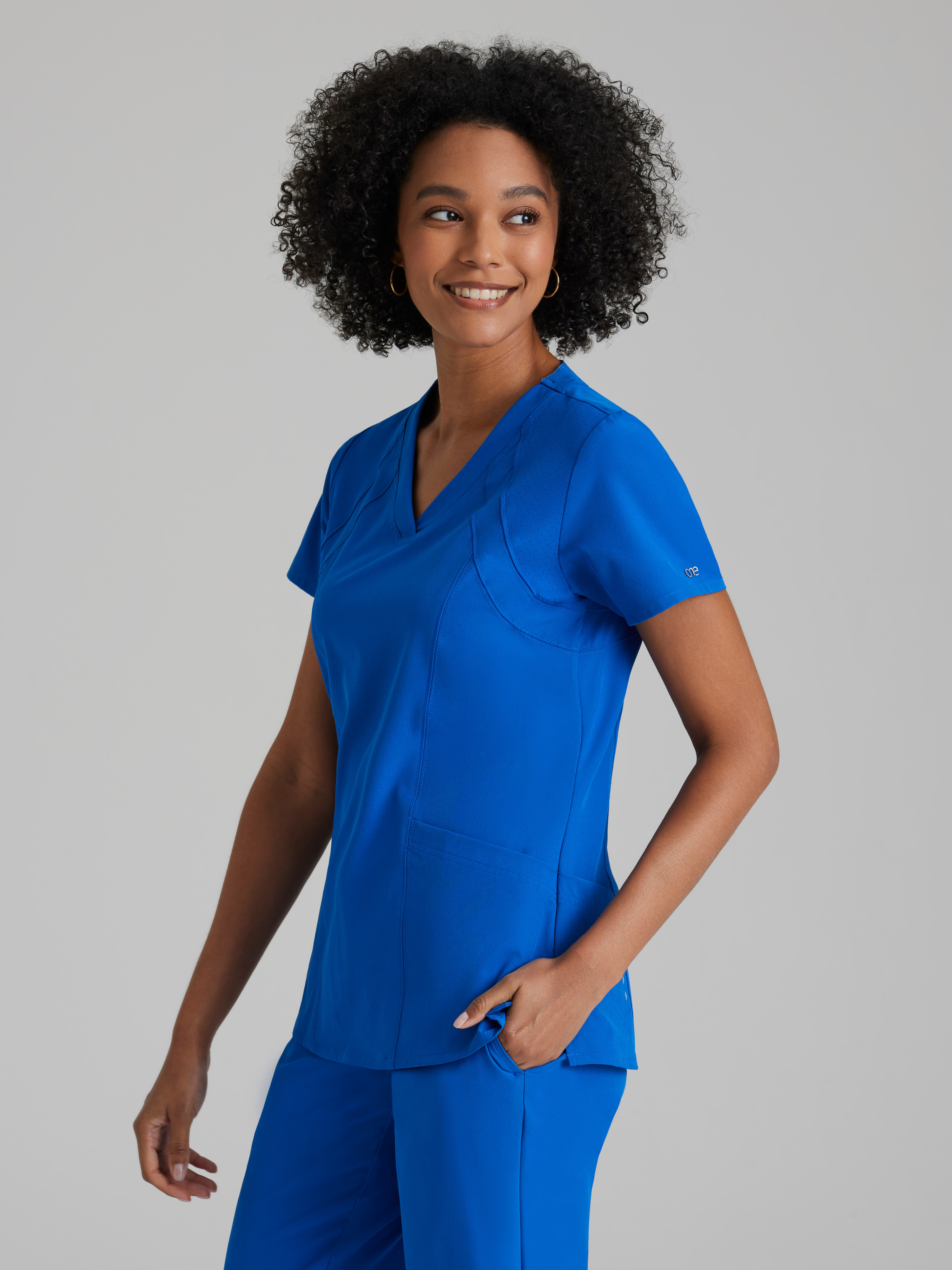 Racer 4-Pocket V-Neck Scrub Top BARCO® One