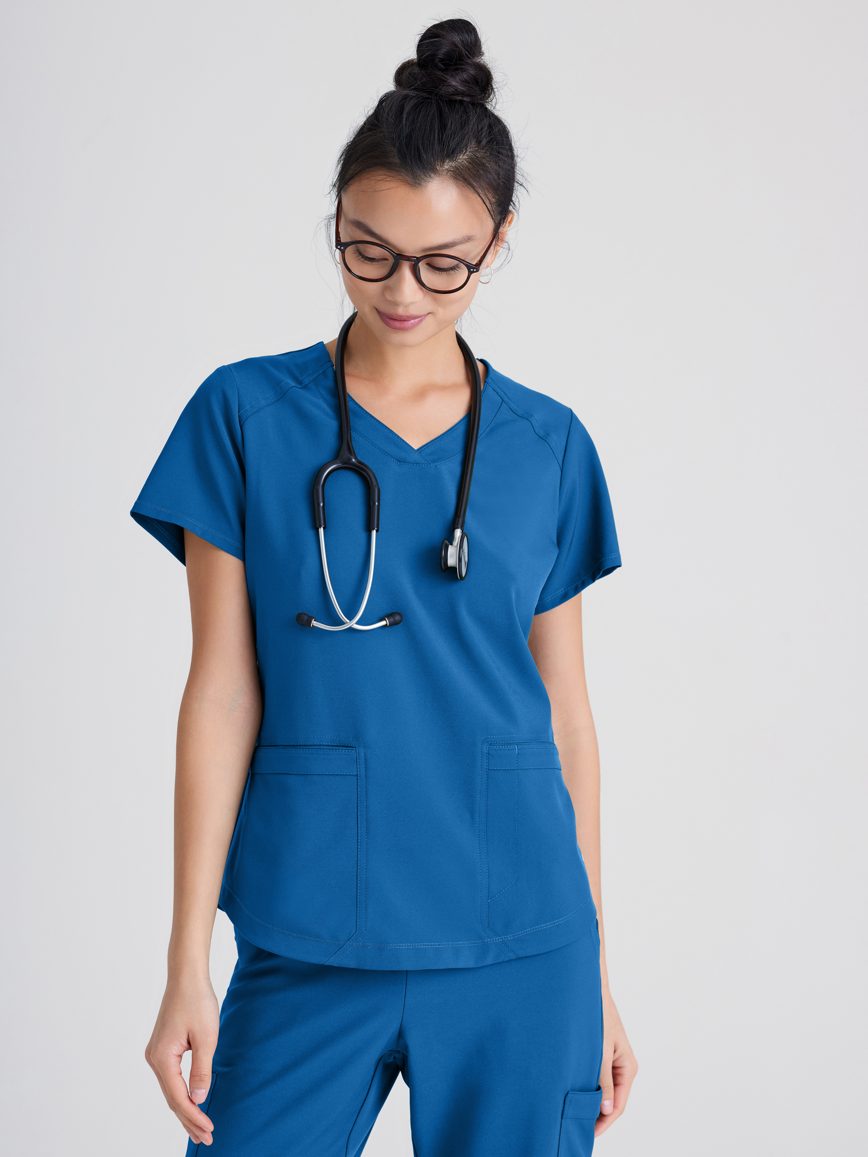 Rhythm 2-Pocket Ciclo® Scrub Top Grey's Anatomy™ by BARCO®  Evolve