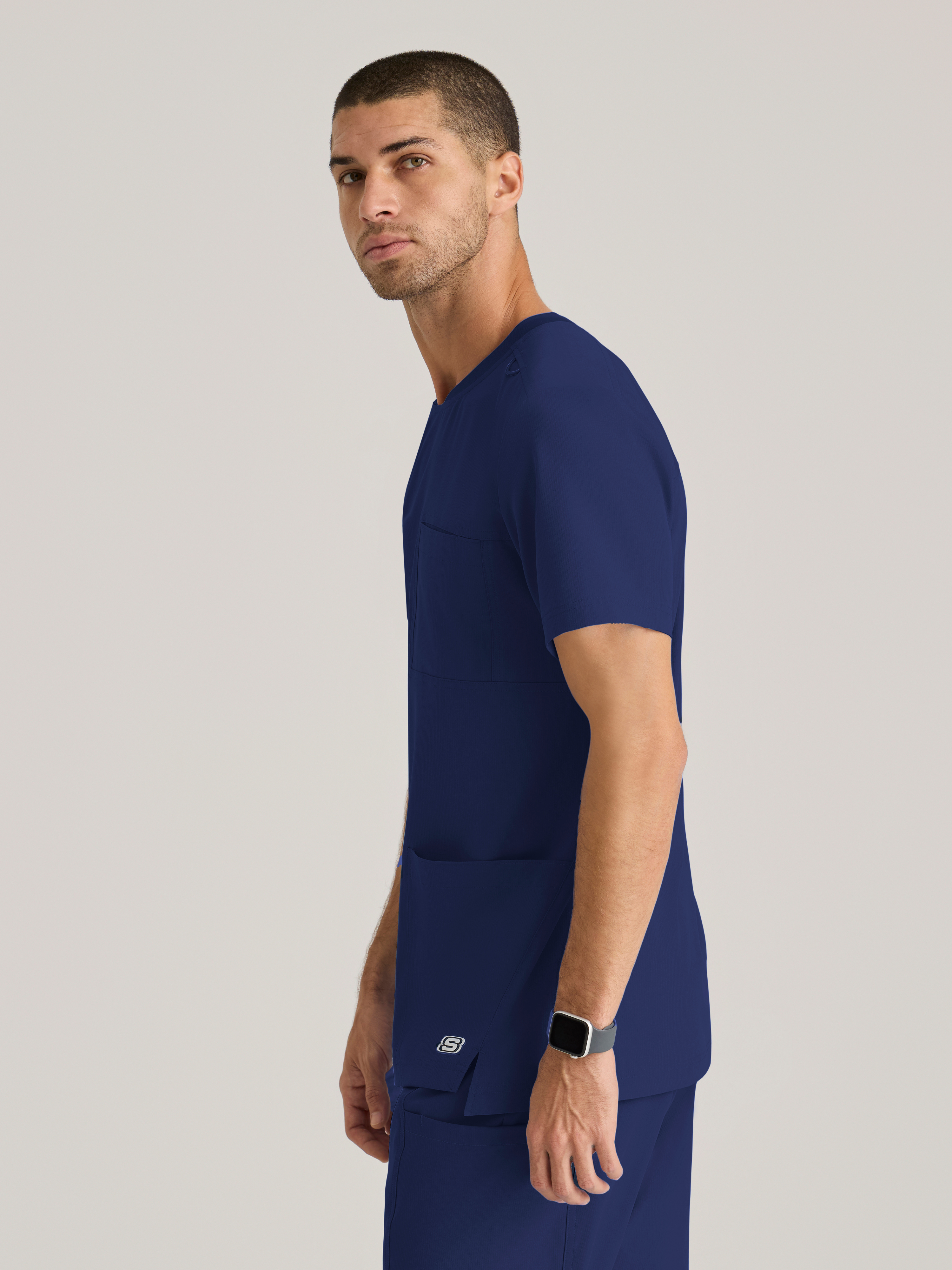 Thesis 3-Pocket Round Neck Scrub Top Skechers™ by BARCO®