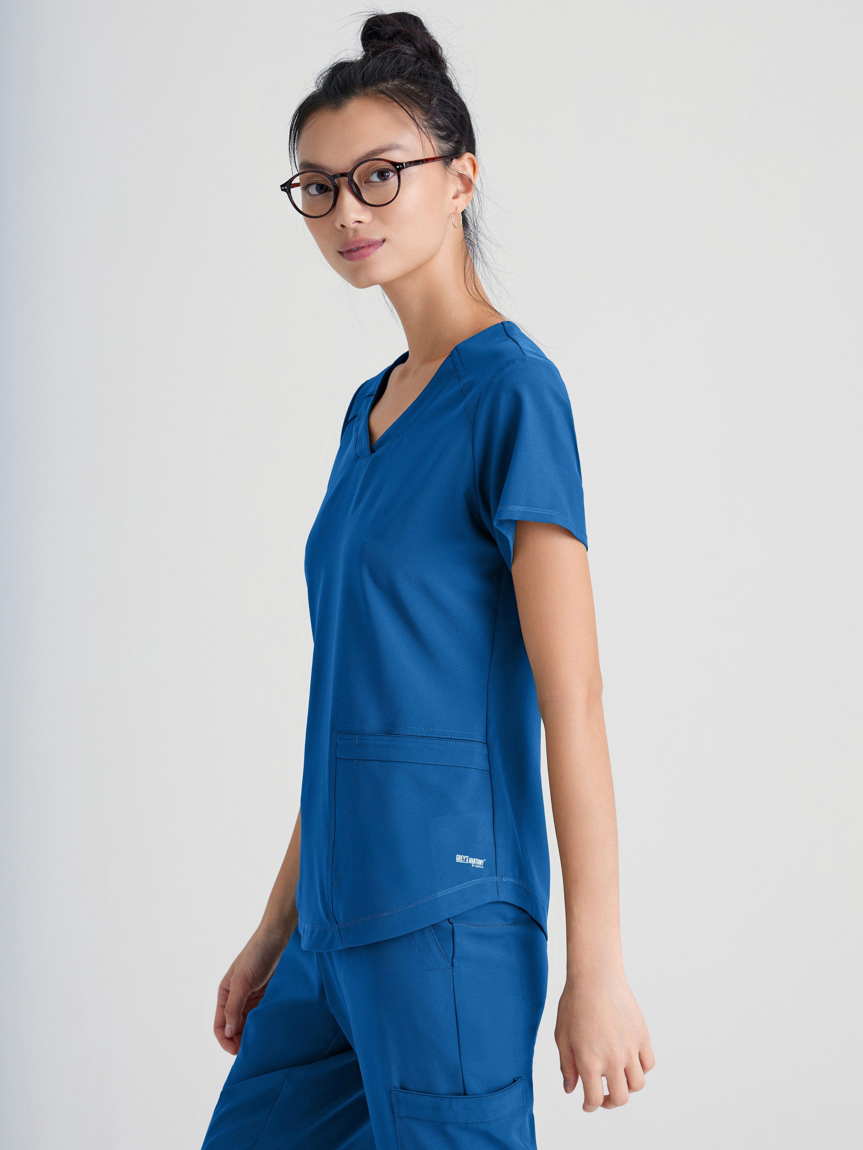 Rhythm 2-Pocket Ciclo® Scrub Top Grey's Anatomy™ by BARCO®  Evolve
