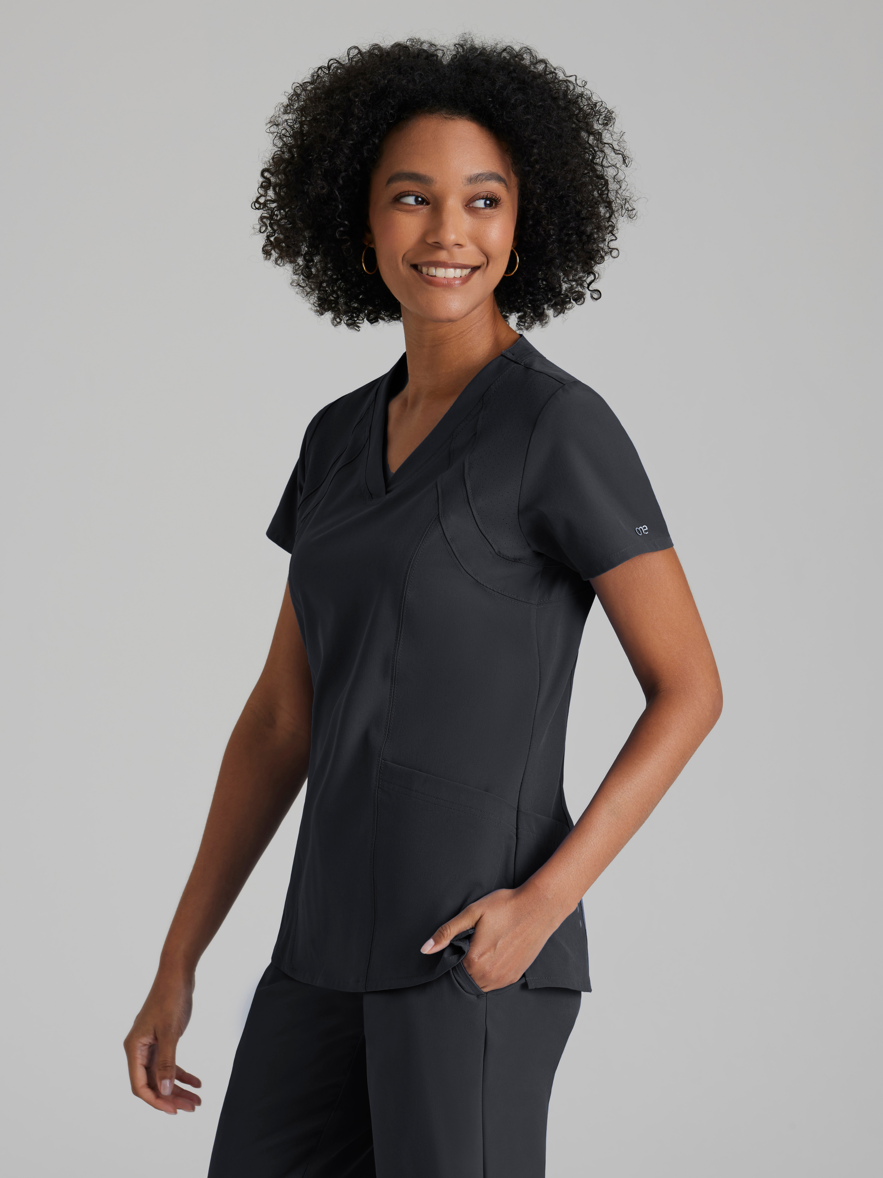 Racer 4-Pocket V-Neck Scrub Top BARCO® One