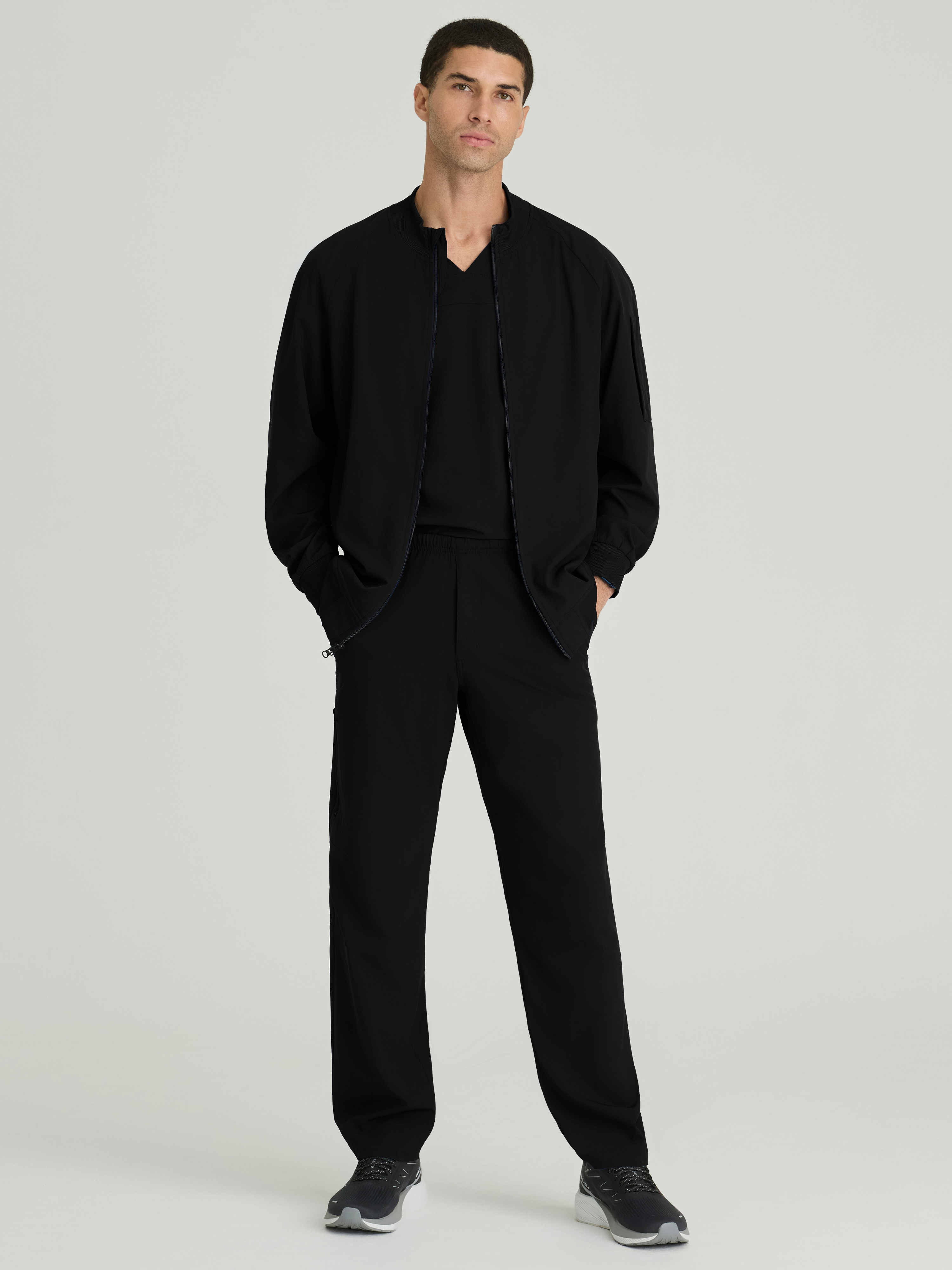 Amplify 3-Pocket Stand-Up Collar Warmup Scrub Jacket BARCO® One