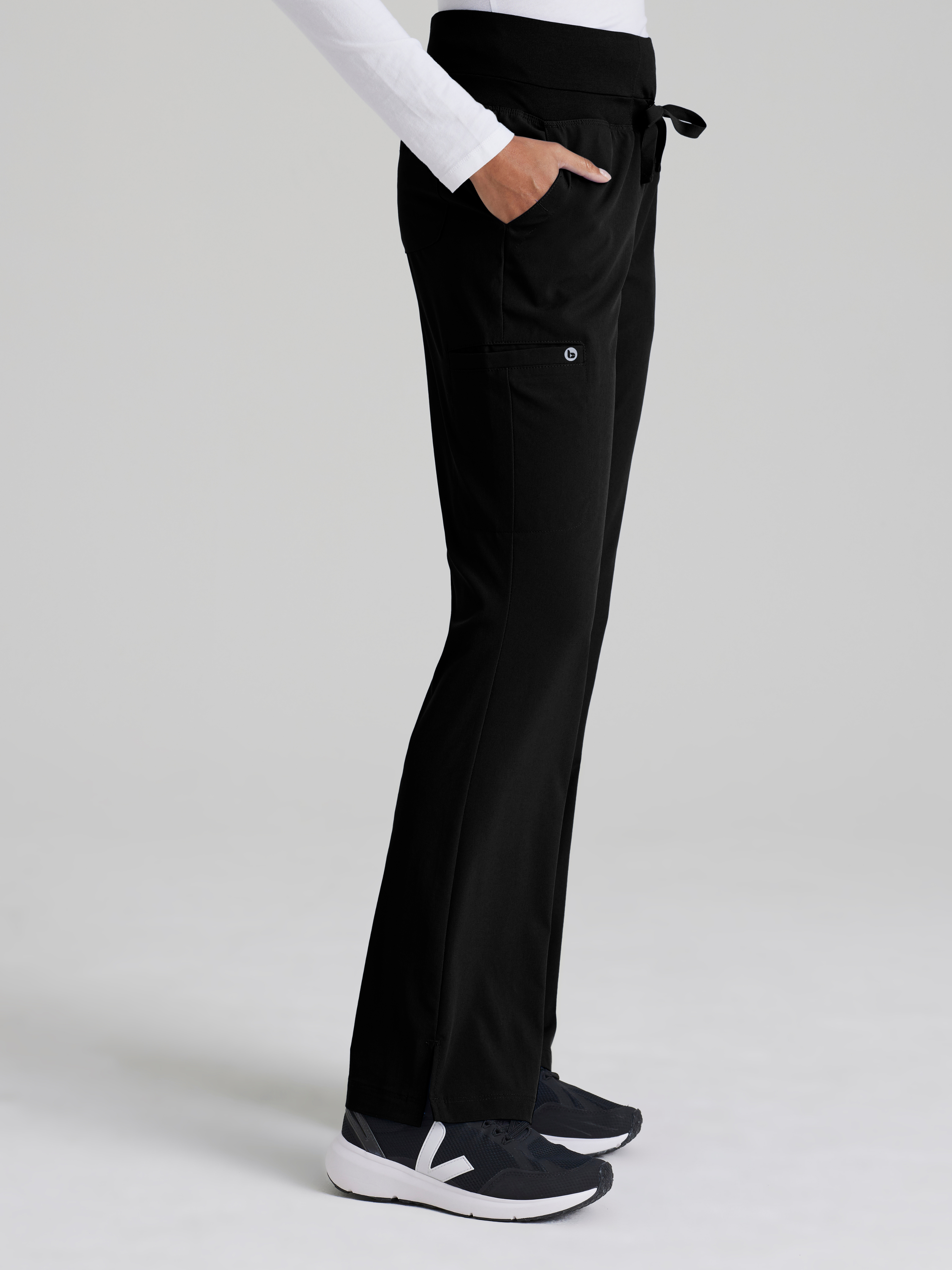 Stride 5-Pocket Mid-Rise Fit & Flare Leg Scrub Pant BARCO® One