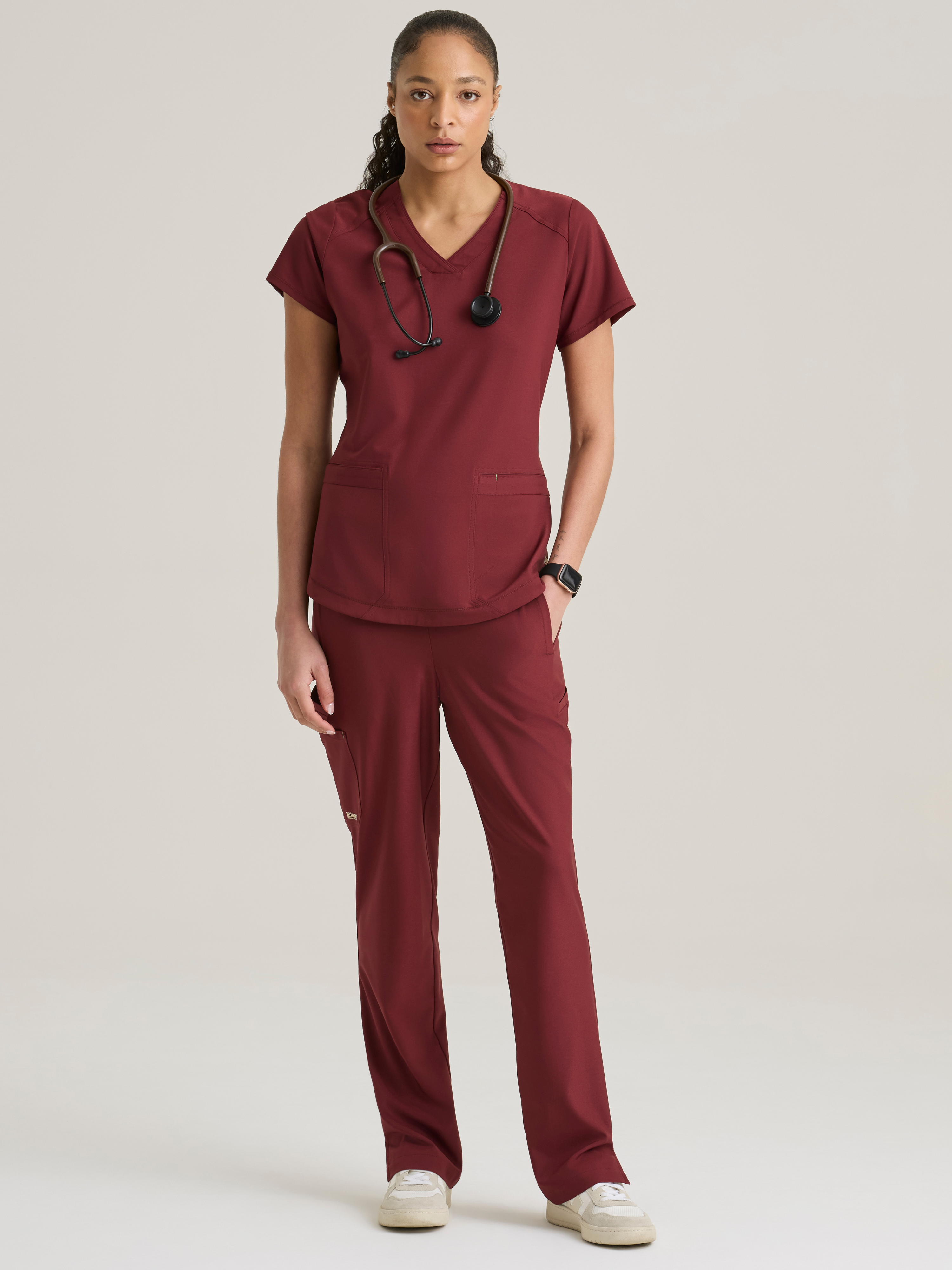 Rhythm 2-Pocket Ciclo® Scrub Top Grey's Anatomy™ by BARCO®  Evolve