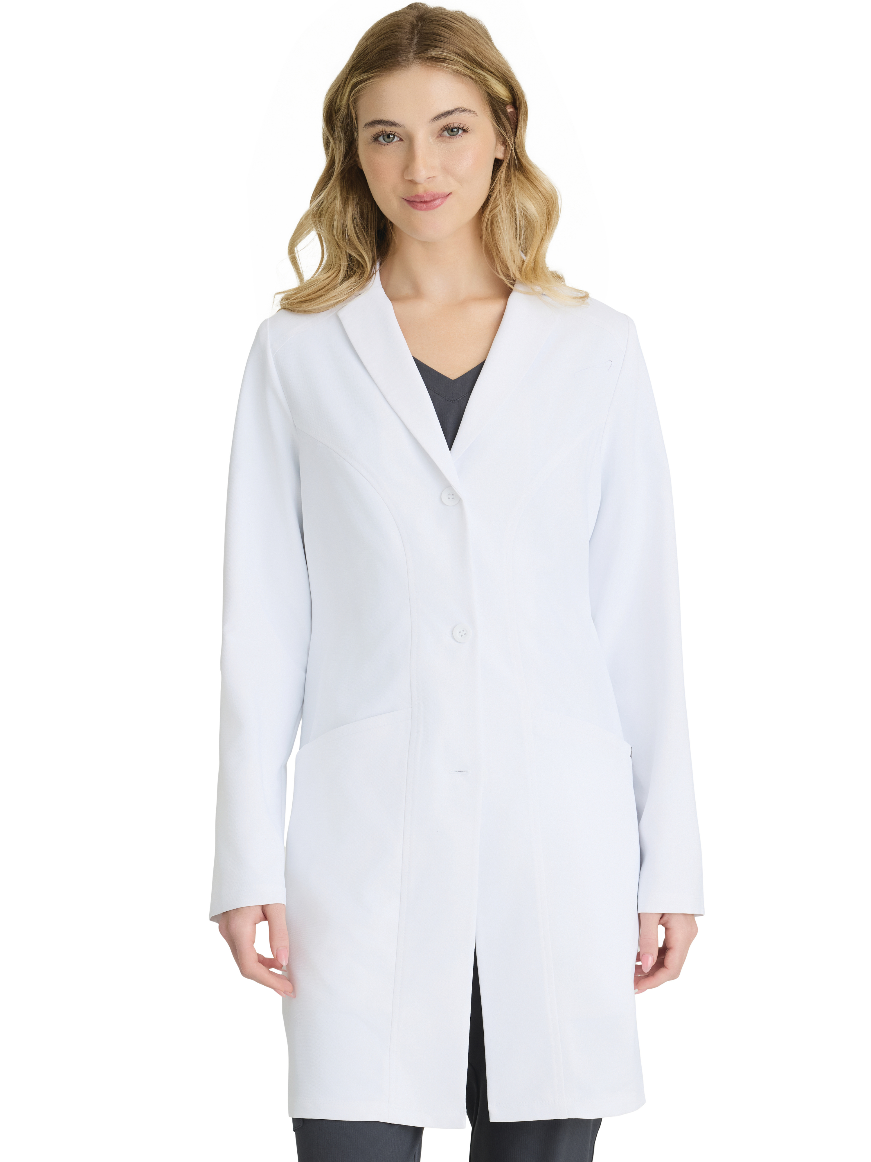 Flourish Women's 3 Pocket 36" 4-Button Lab Coat Skechers™ by BARCO®