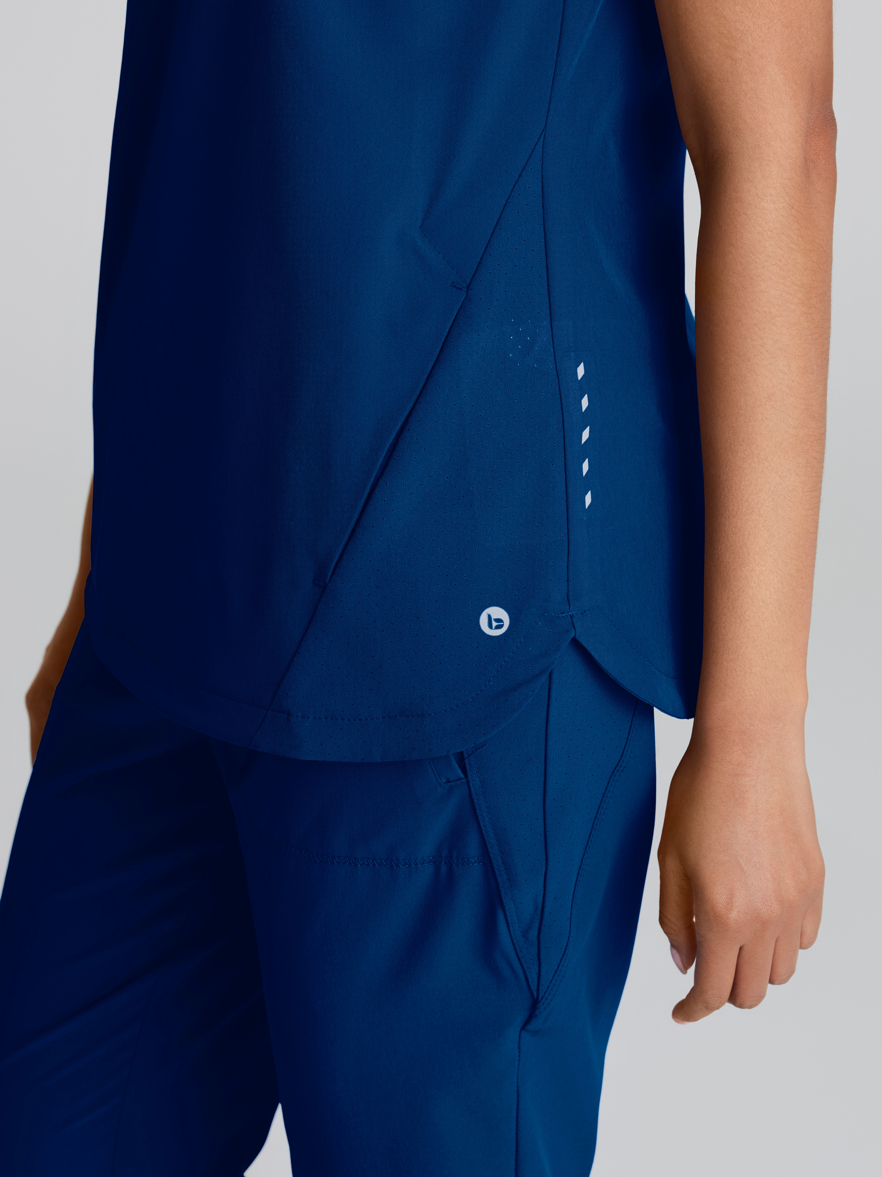 Flux 2-Pocket Banded Zip Collar Top BARCO® One