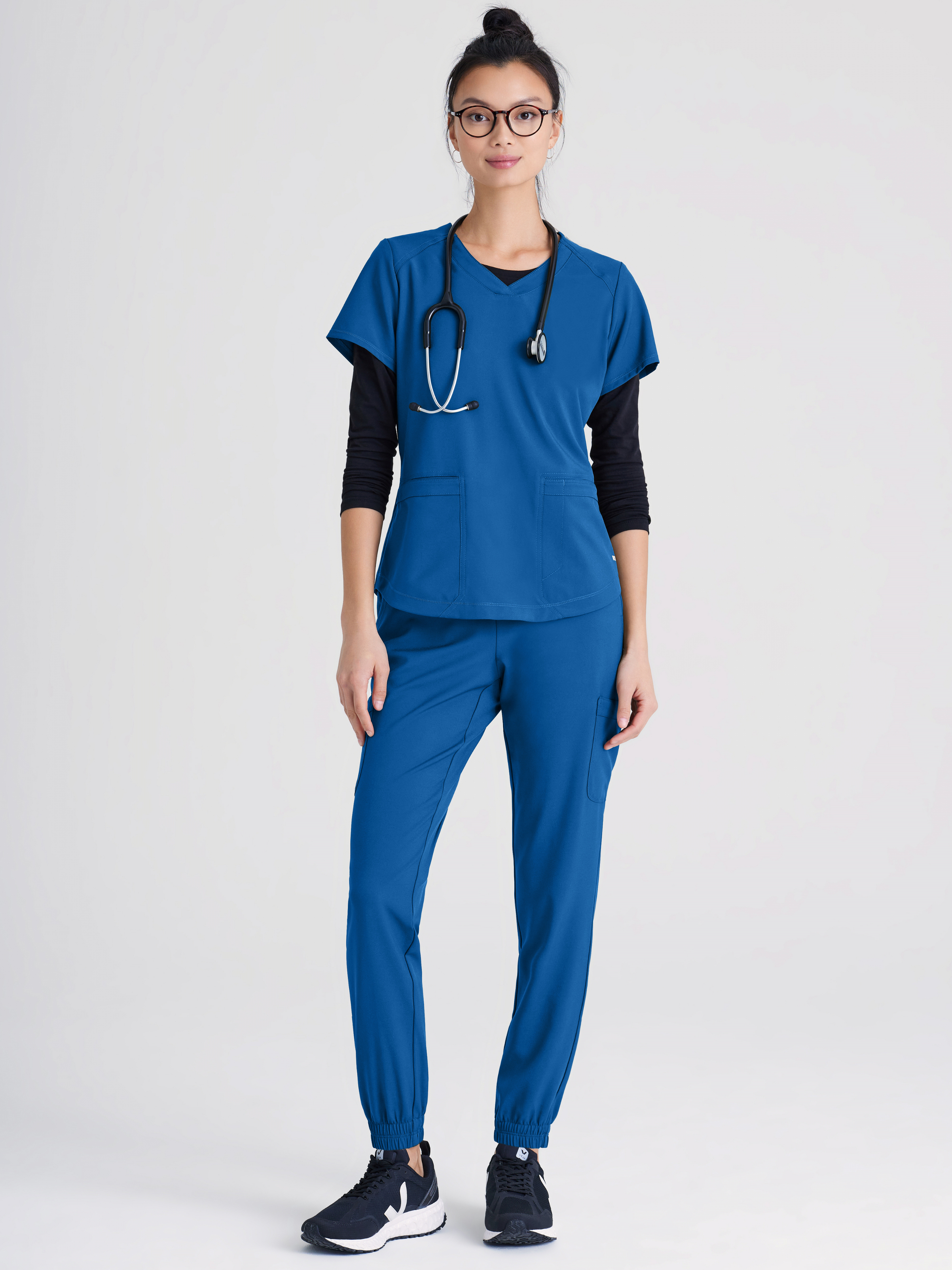 Rhythm 2-Pocket Ciclo® Scrub Top Grey's Anatomy™ by BARCO®  Evolve