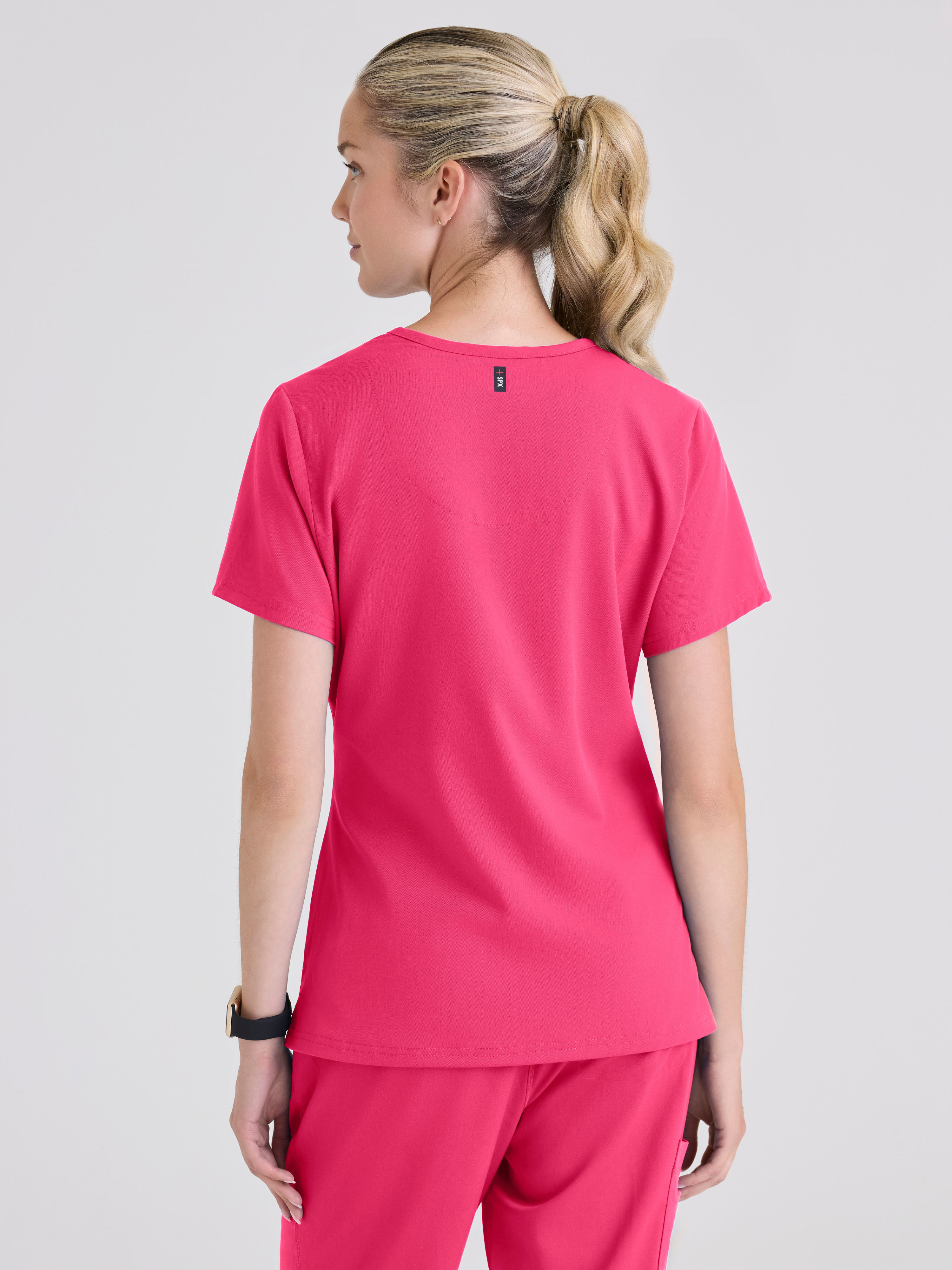 Bree 1-Pocket Tuck-In Scrub Top Grey's Anatomy™ by BARCO® Spandex Stretch