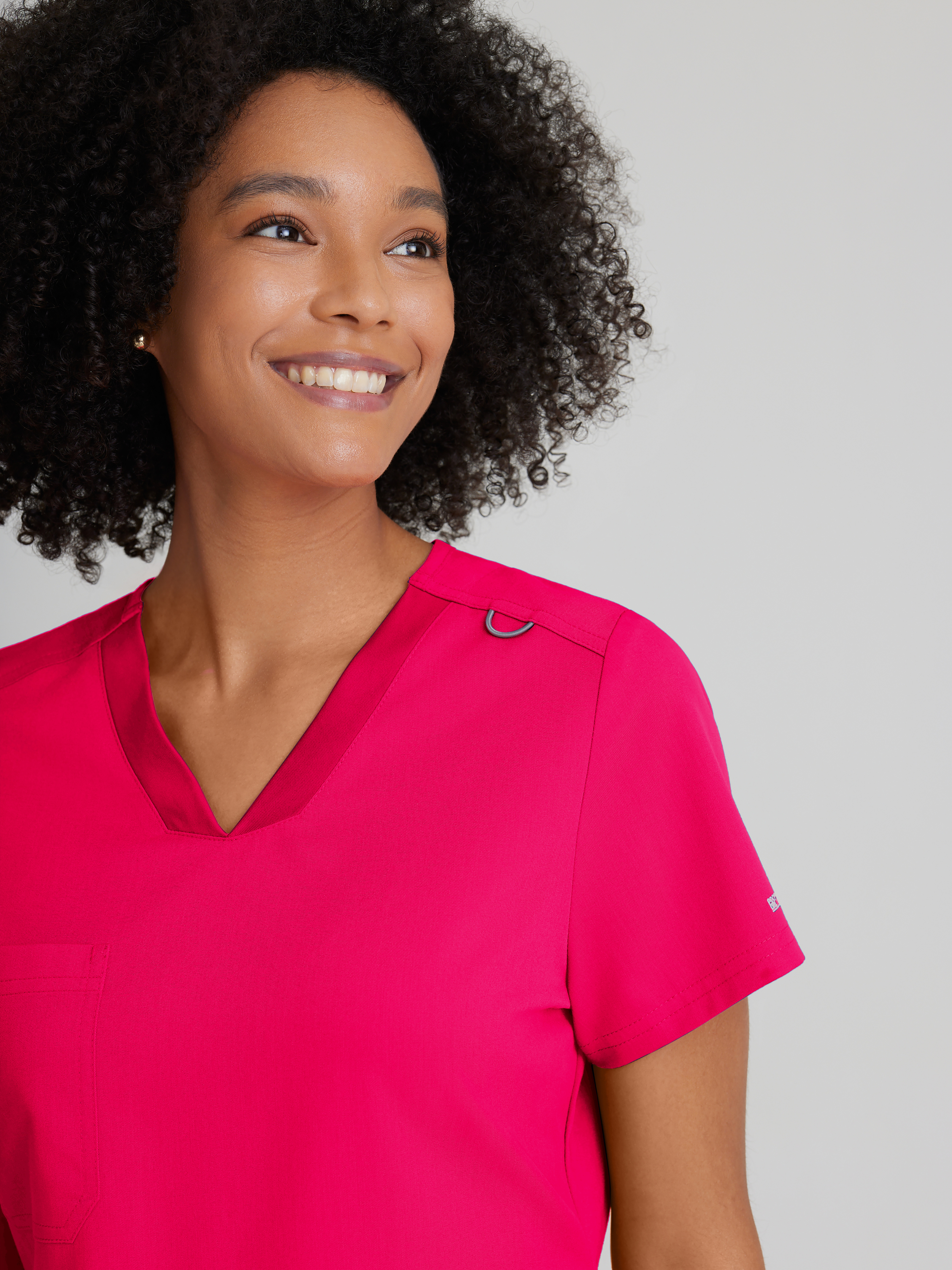 Bree 1-Pocket Tuck-In Scrub Top Grey's Anatomy™ by BARCO® Spandex Stretch