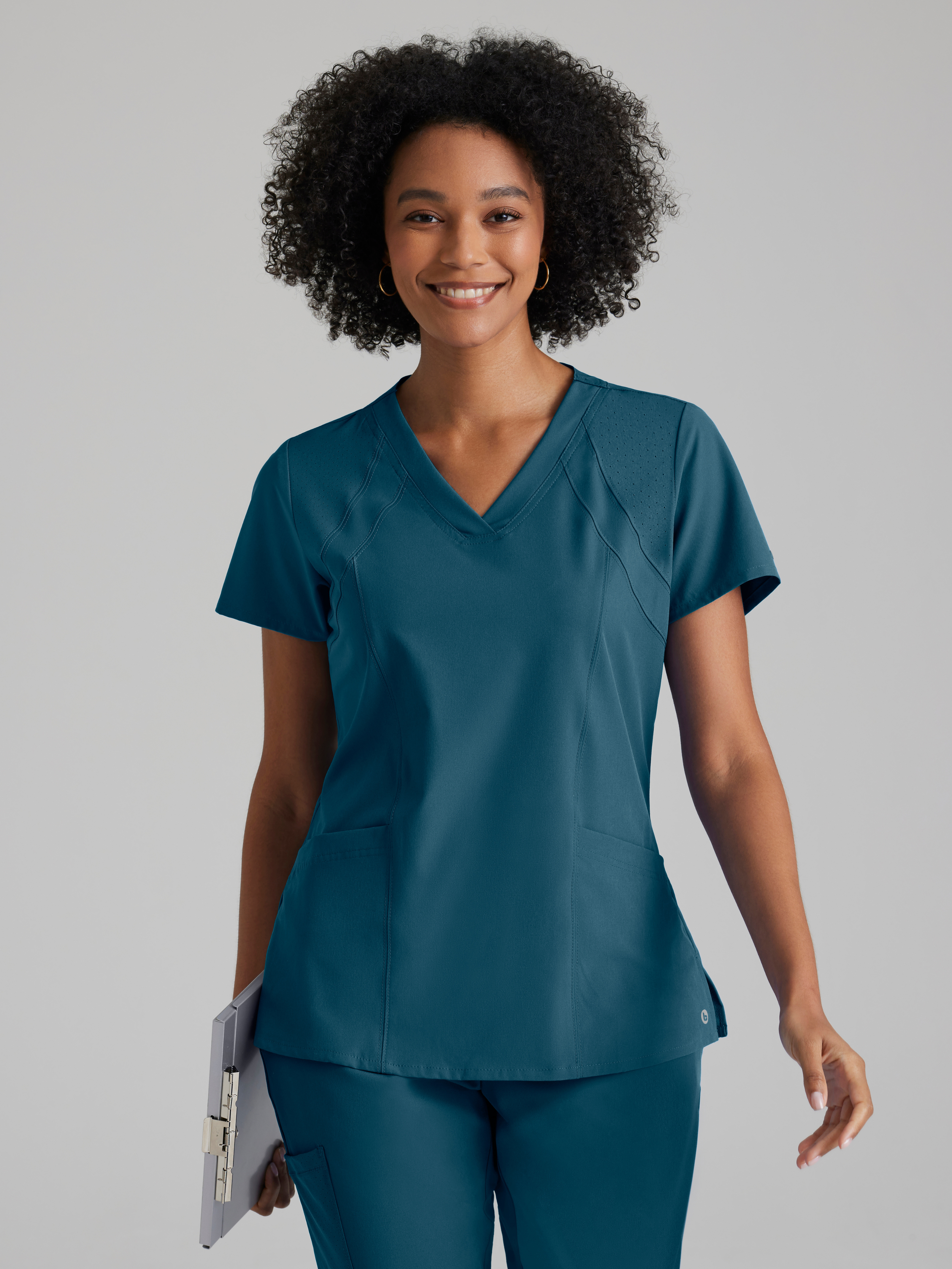 Racer 4-Pocket V-Neck Scrub Top BARCO® One