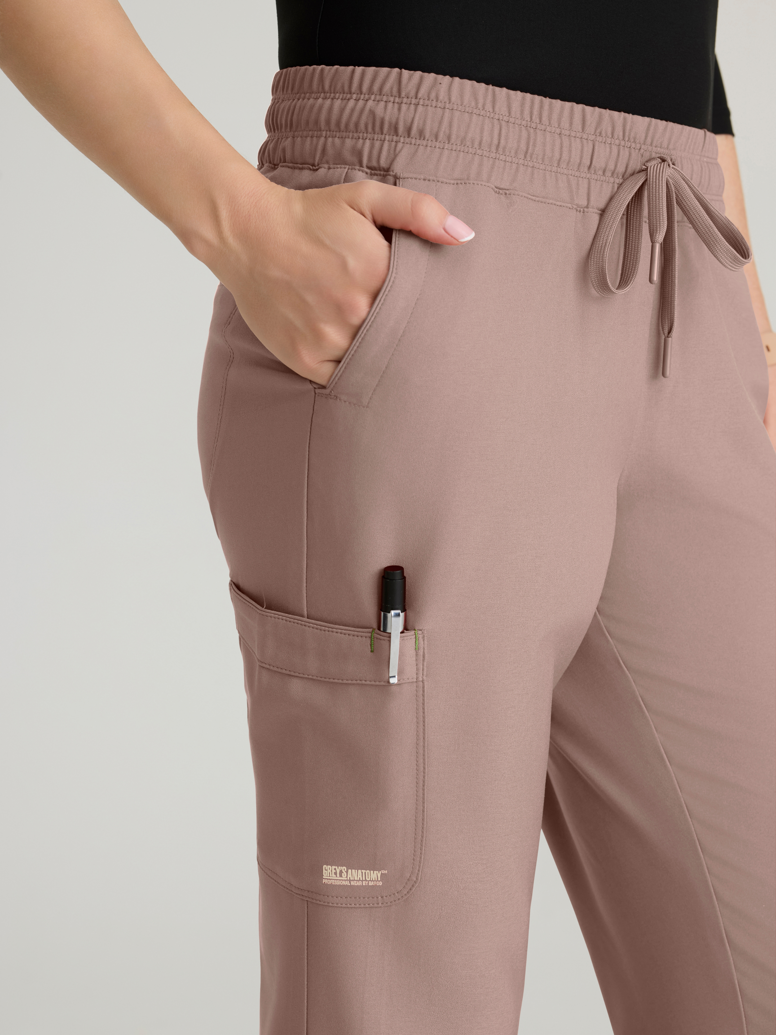 Terra 6-Pocket Mid-Rise Ciclo® Jogger Scrub Pant Grey's Anatomy™ by BARCO® Evolve