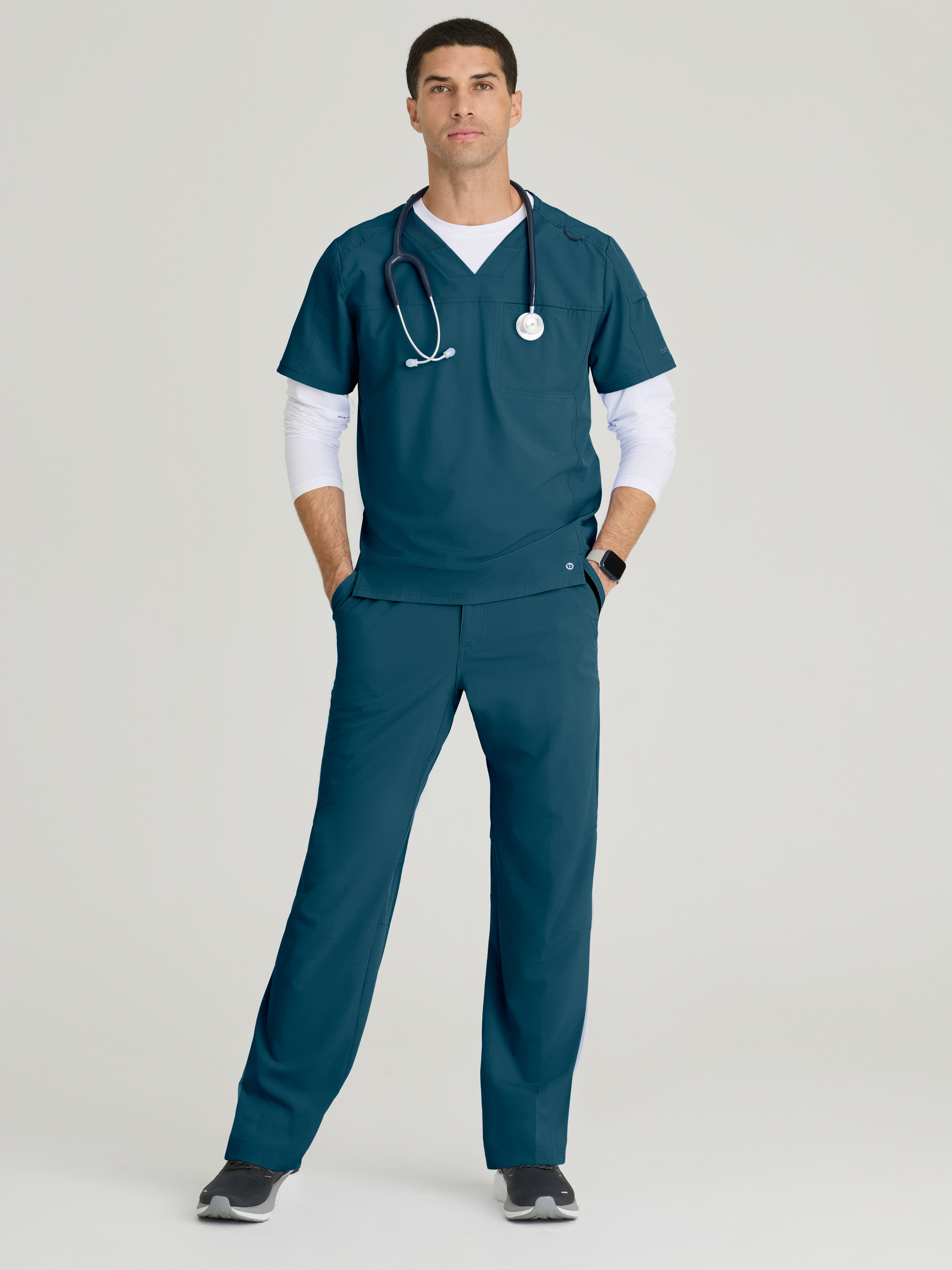 Velocity 2-Pocket V-Neck Scrub Top BARCO® One