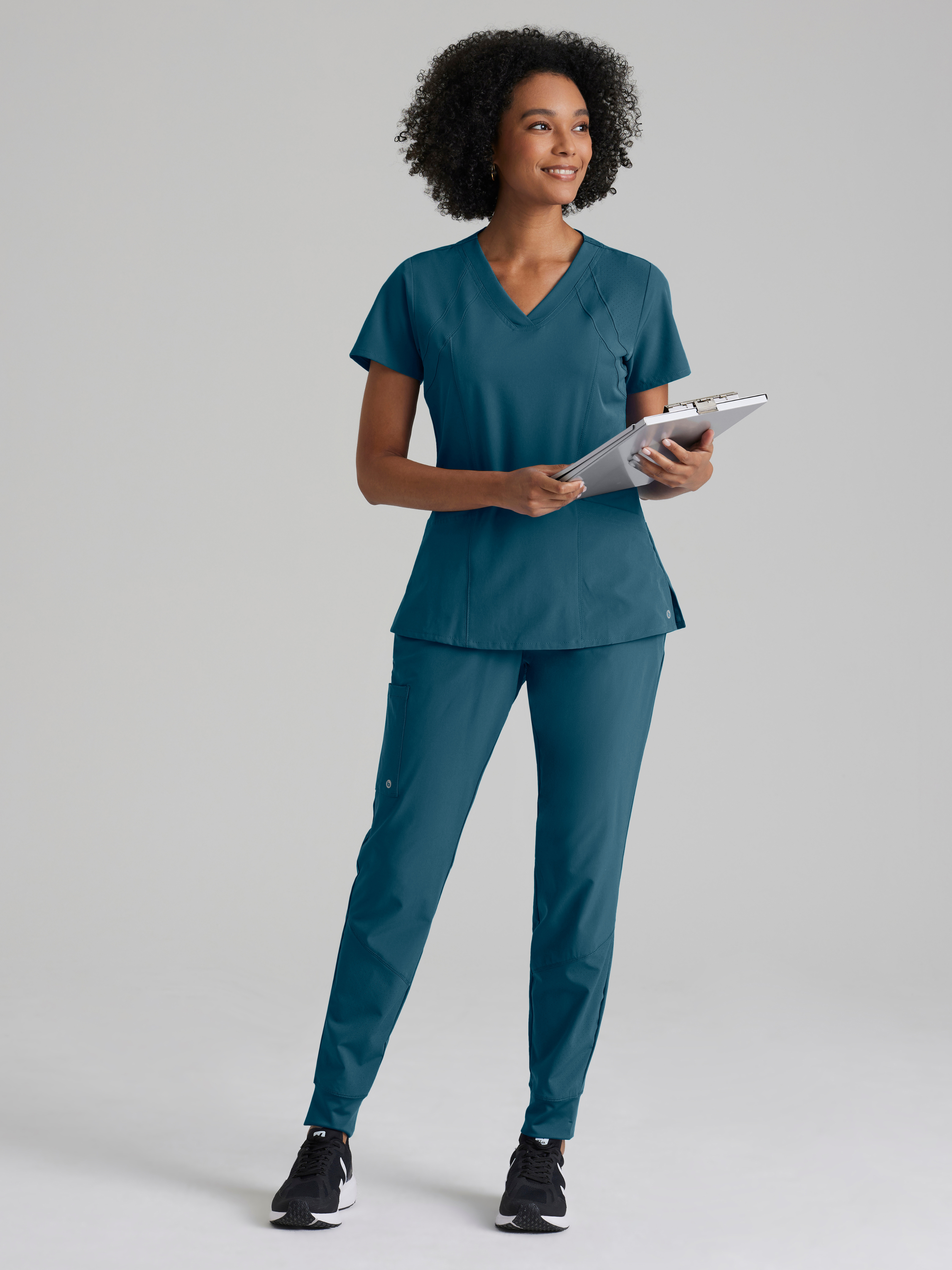 Racer 4-Pocket V-Neck Scrub Top BARCO® One