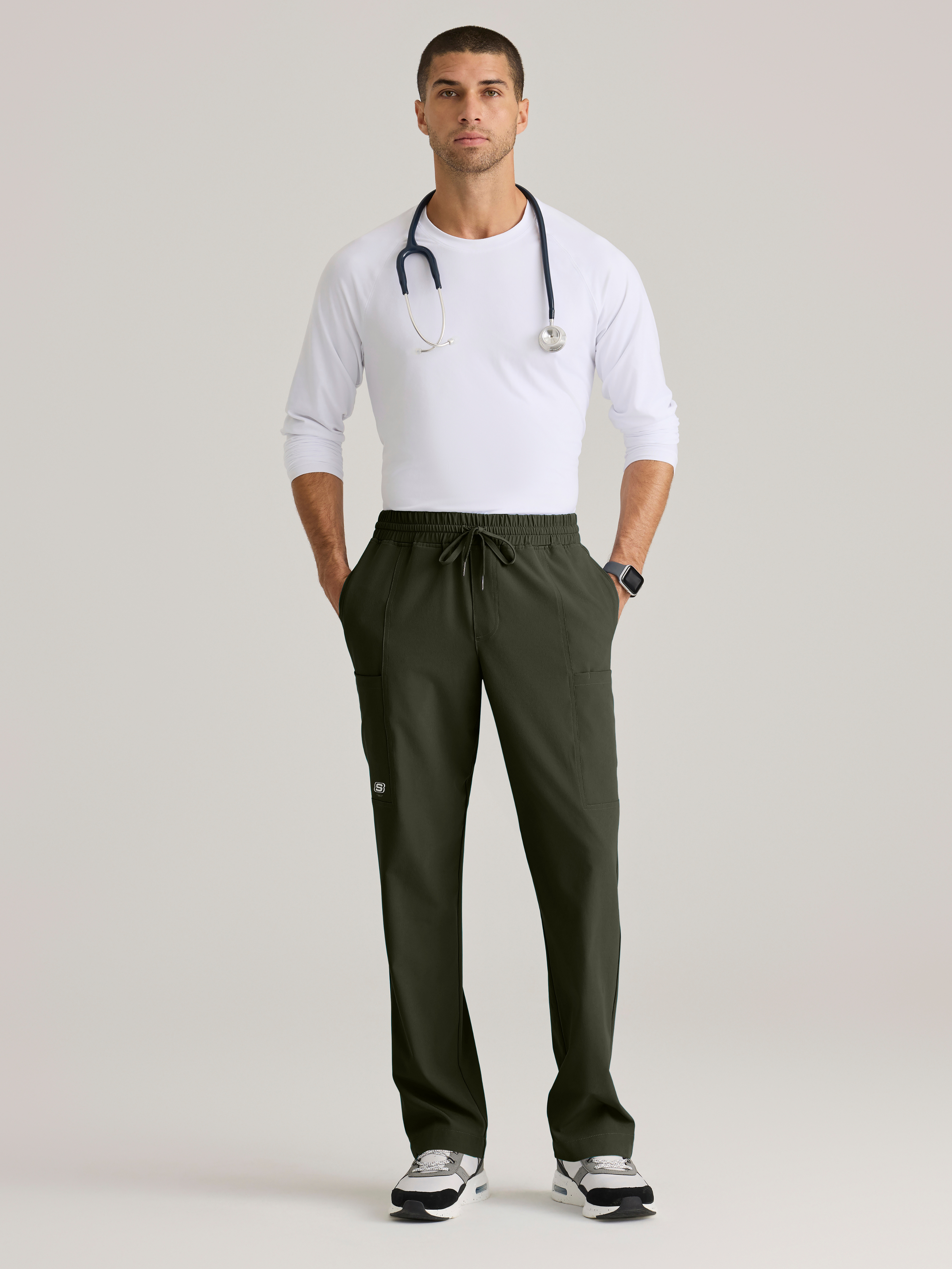 Compass 5-Pocket Elastic Waistband Straight Leg Pant Skechers™ by BARCO®