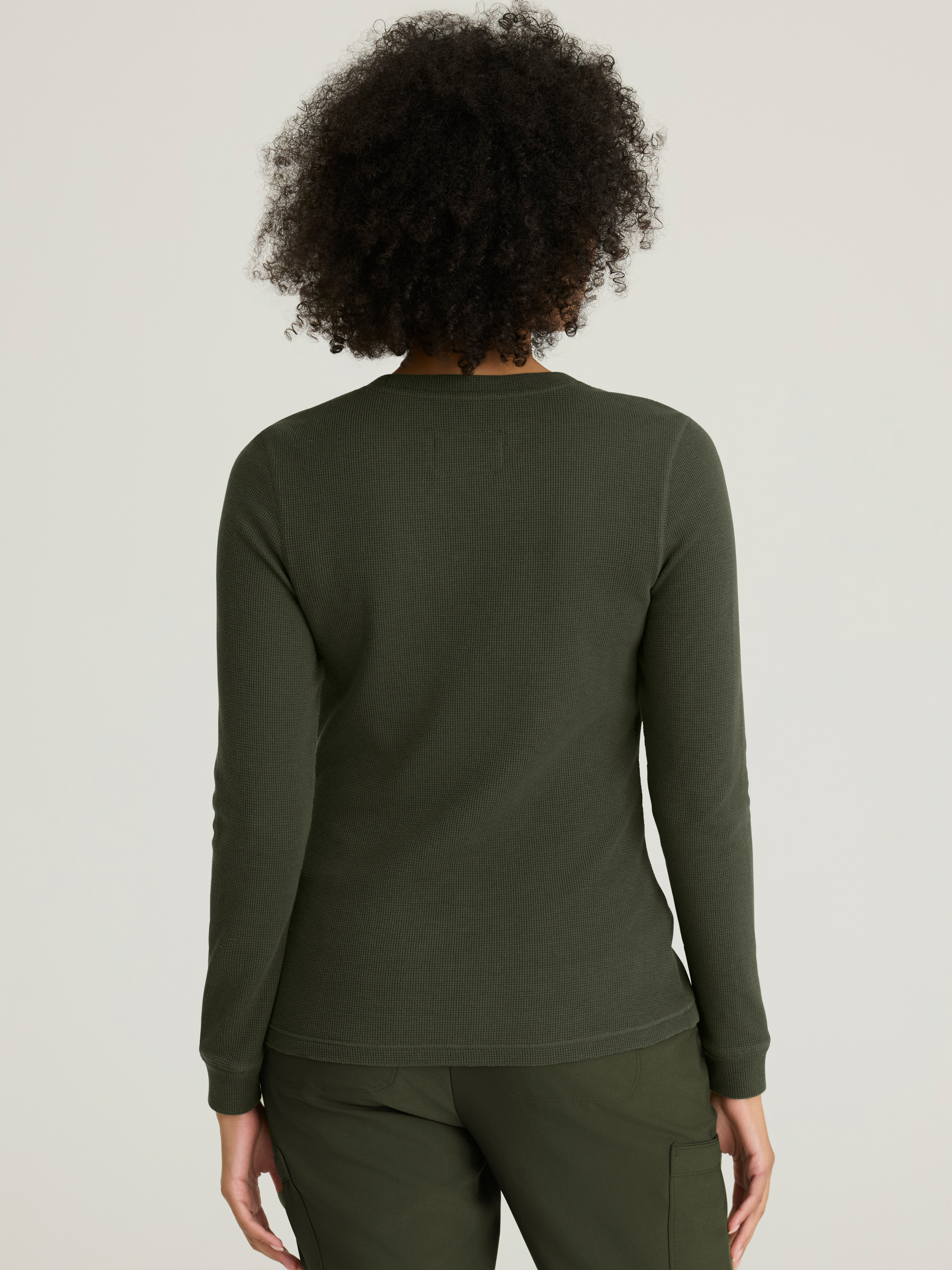 Wanderlust Waffle Knit Top Grey's Anatomy™ by BARCO® Evolve Stretch