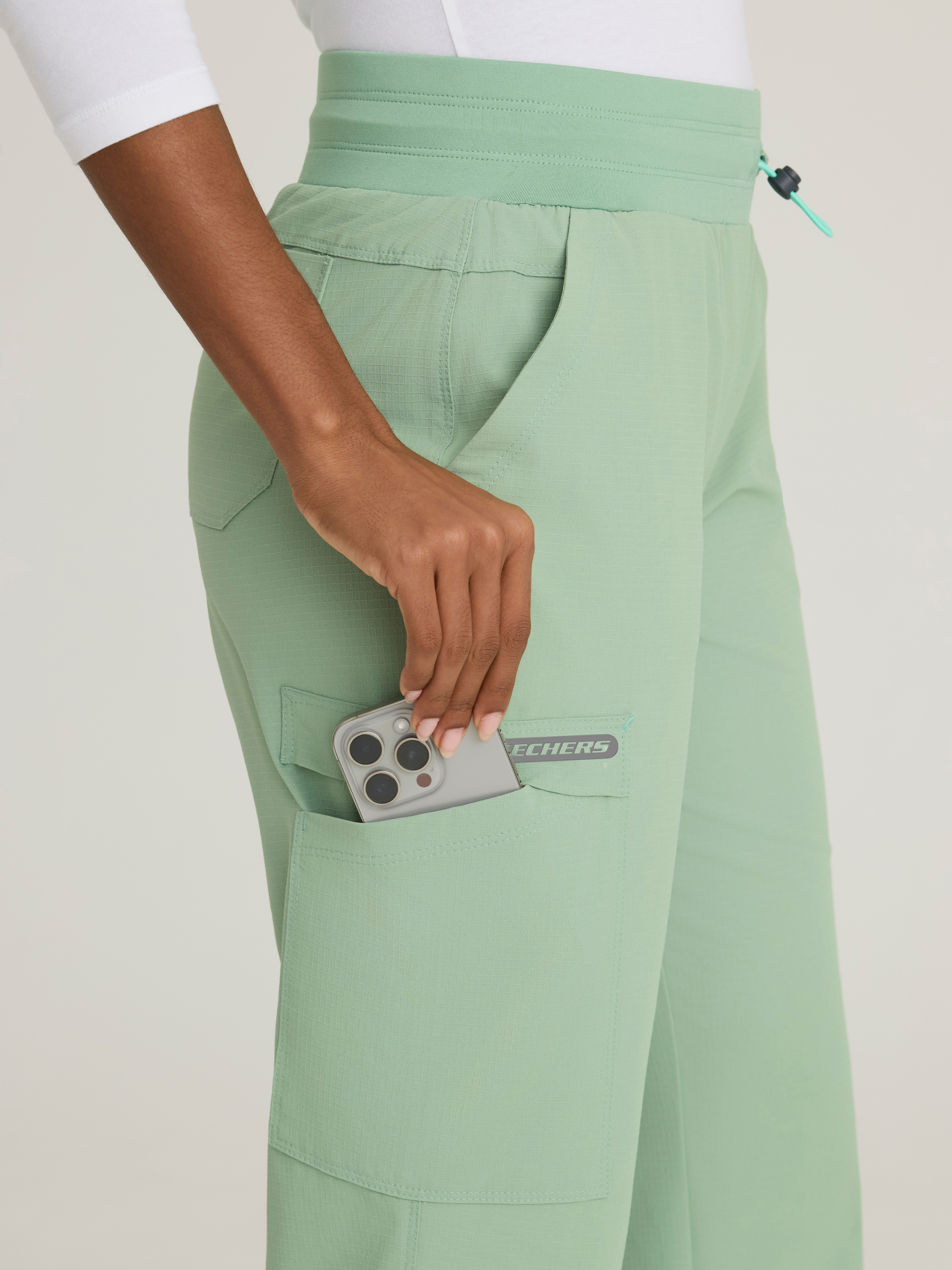 Explore 5-Pocket Knit Waistband Fit & Flare Pant Skechers™ by BARCO® Ripstop