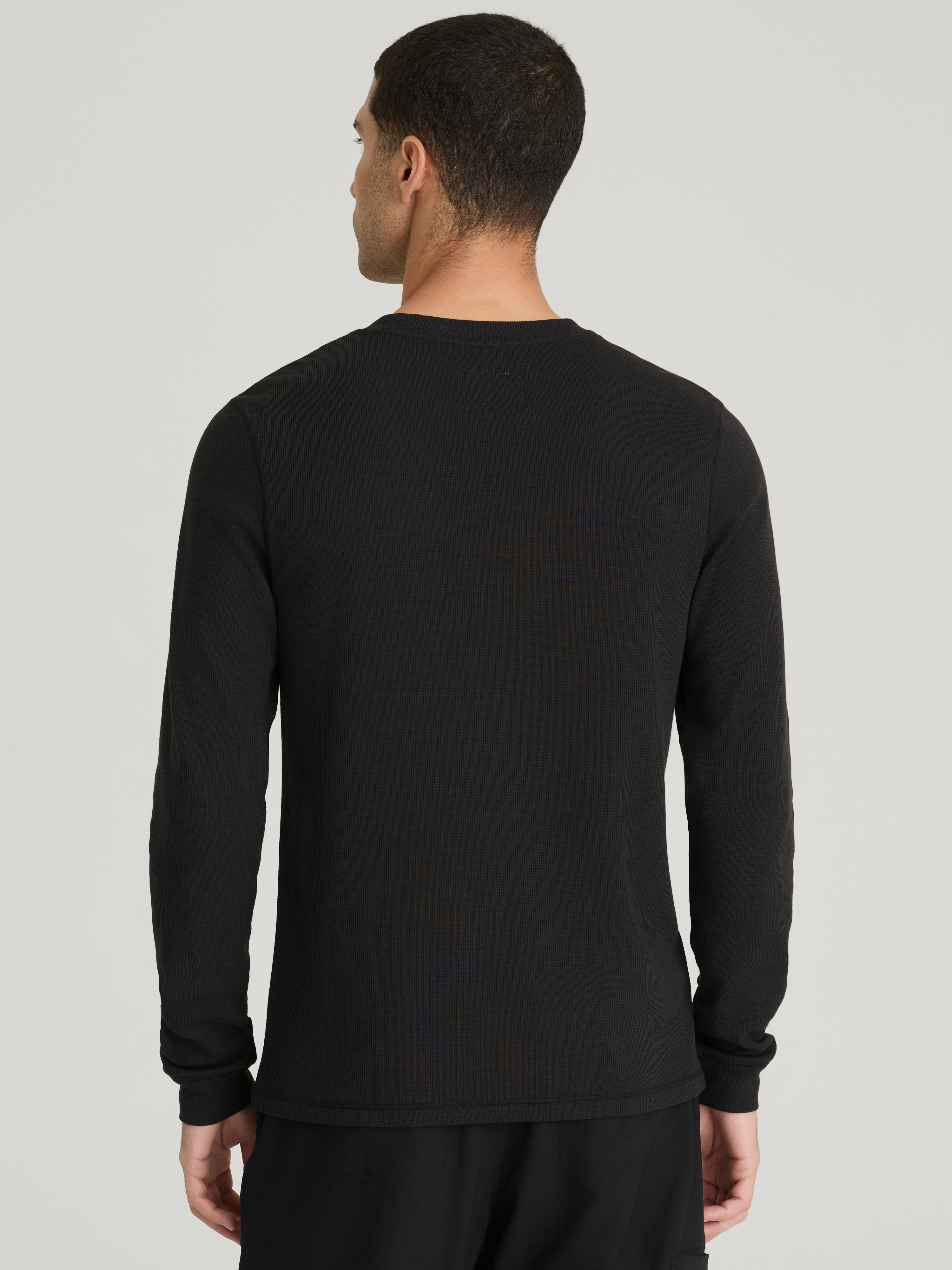 Nomad Men's Single Patch Pocket Long Sleeve Top Grey's Anatomy™ by BARCO® Evolve