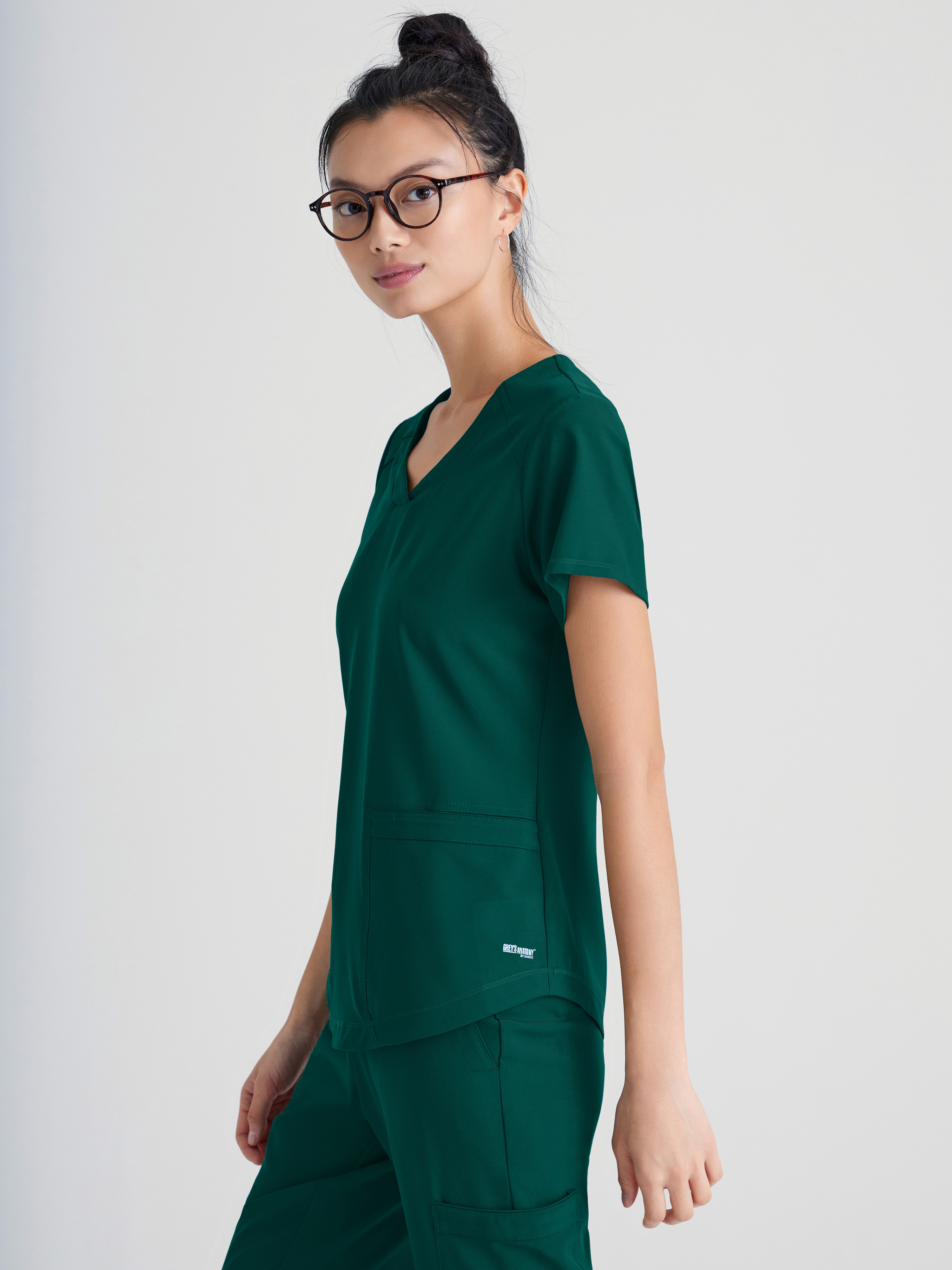 Rhythm 2-Pocket Ciclo® Scrub Top Grey's Anatomy™ by BARCO®  Evolve