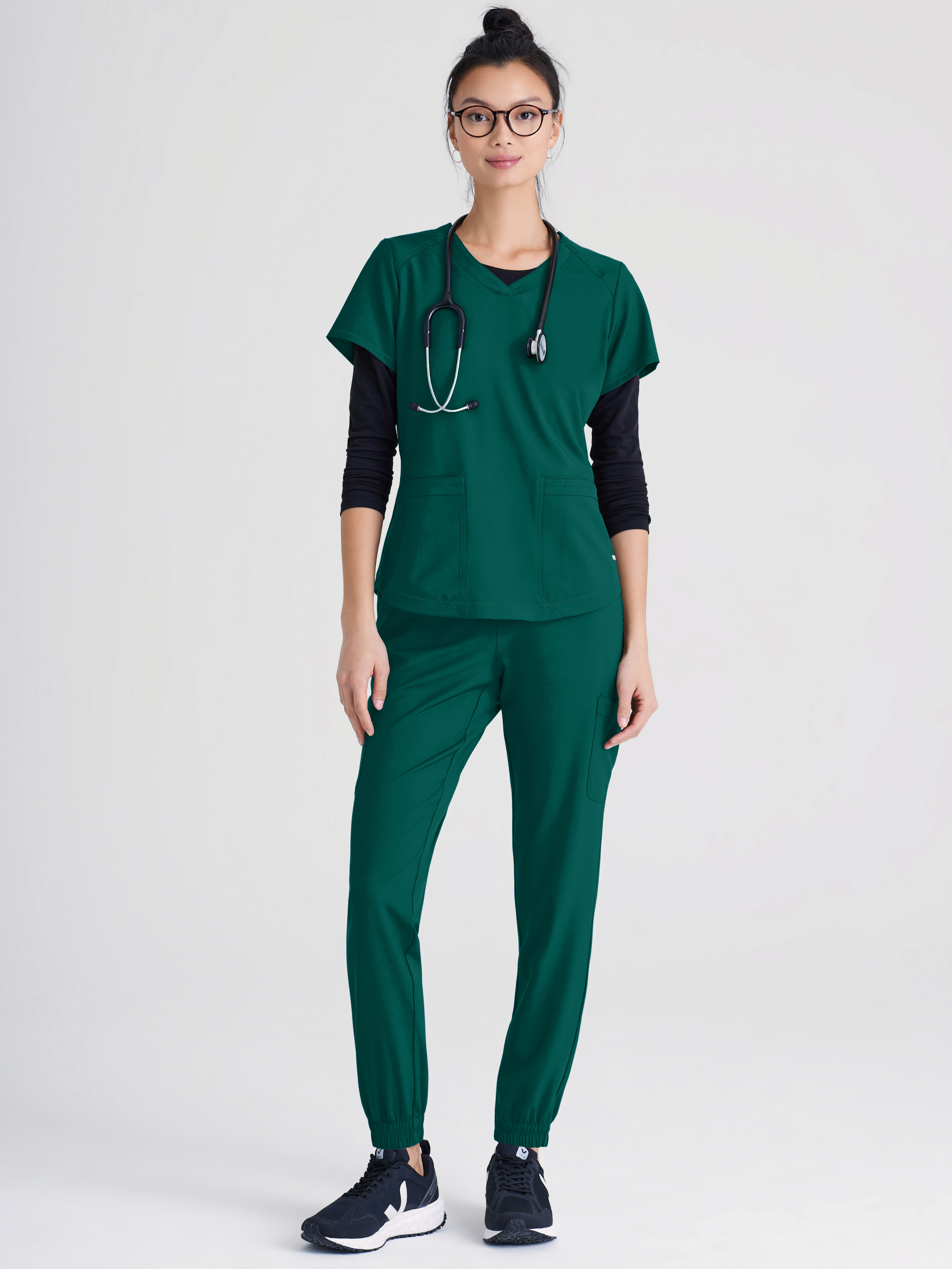 Rhythm 2-Pocket Ciclo® Scrub Top Grey's Anatomy™ by BARCO®  Evolve