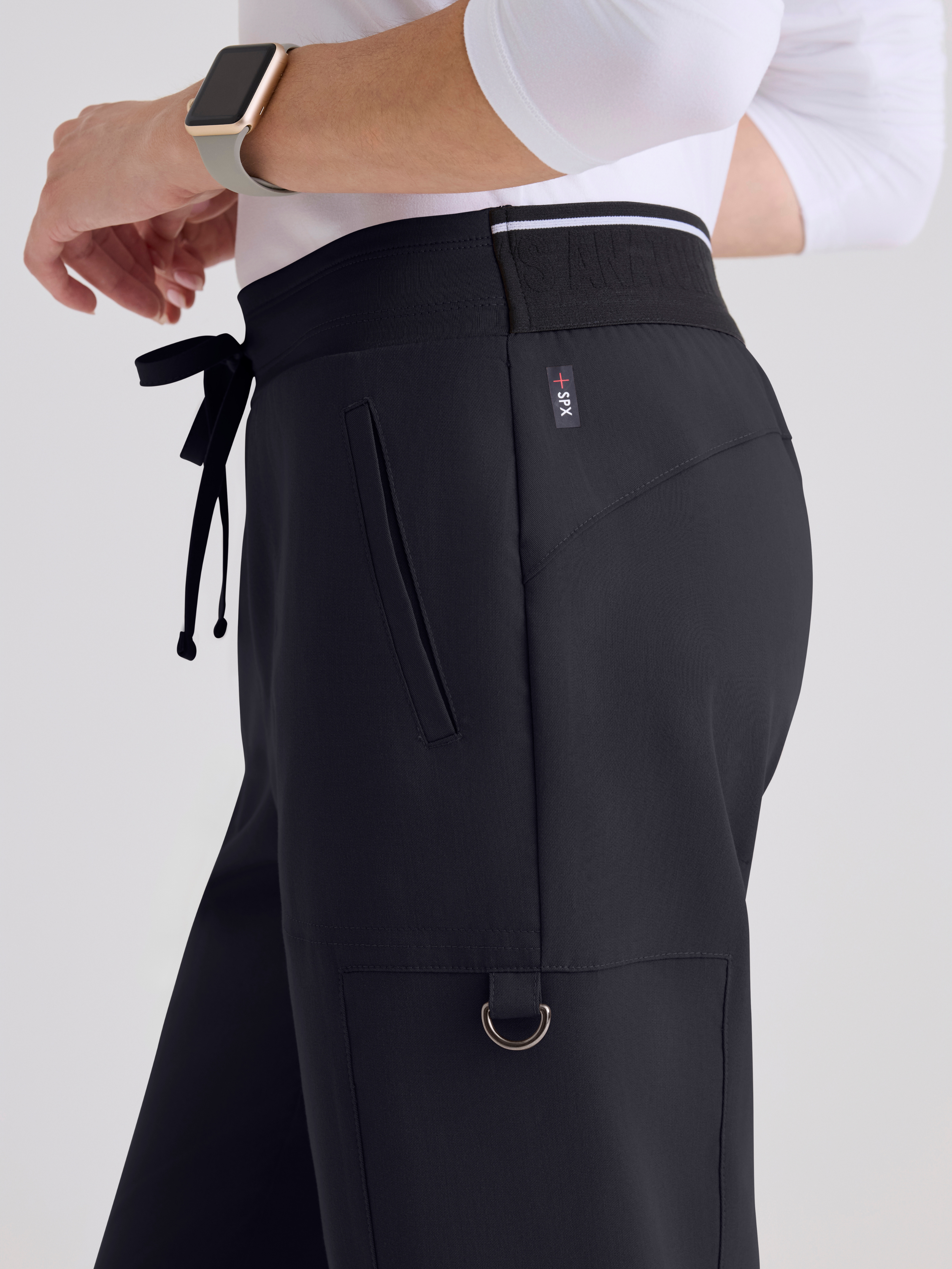 Kim 3-Pocket Mid-Rise Straight Leg Scrub Pant Grey's Anatomy™ by BARCO® Spandex Stretch