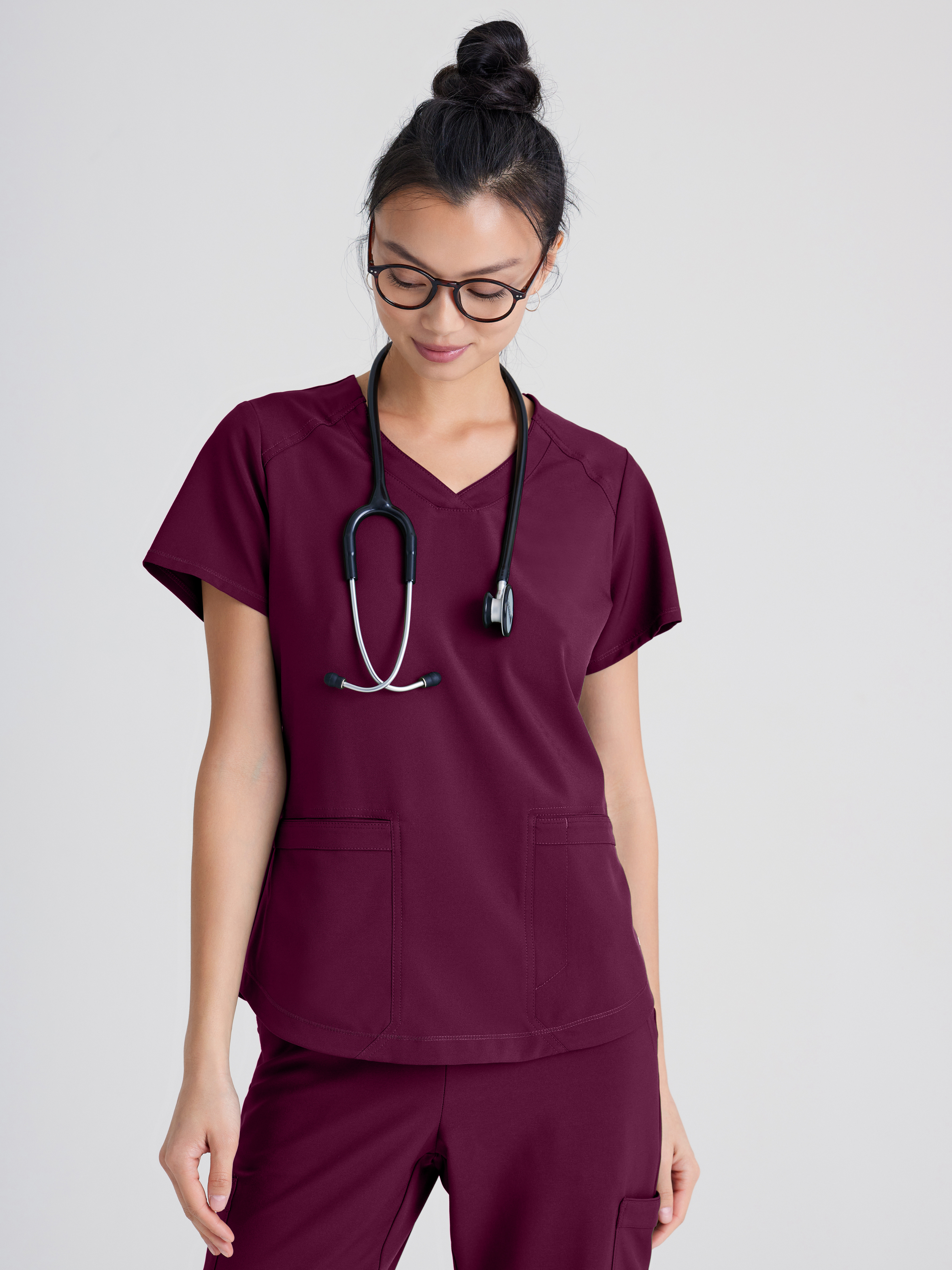 Rhythm 2-Pocket Ciclo® Scrub Top Grey's Anatomy™ by BARCO®  Evolve