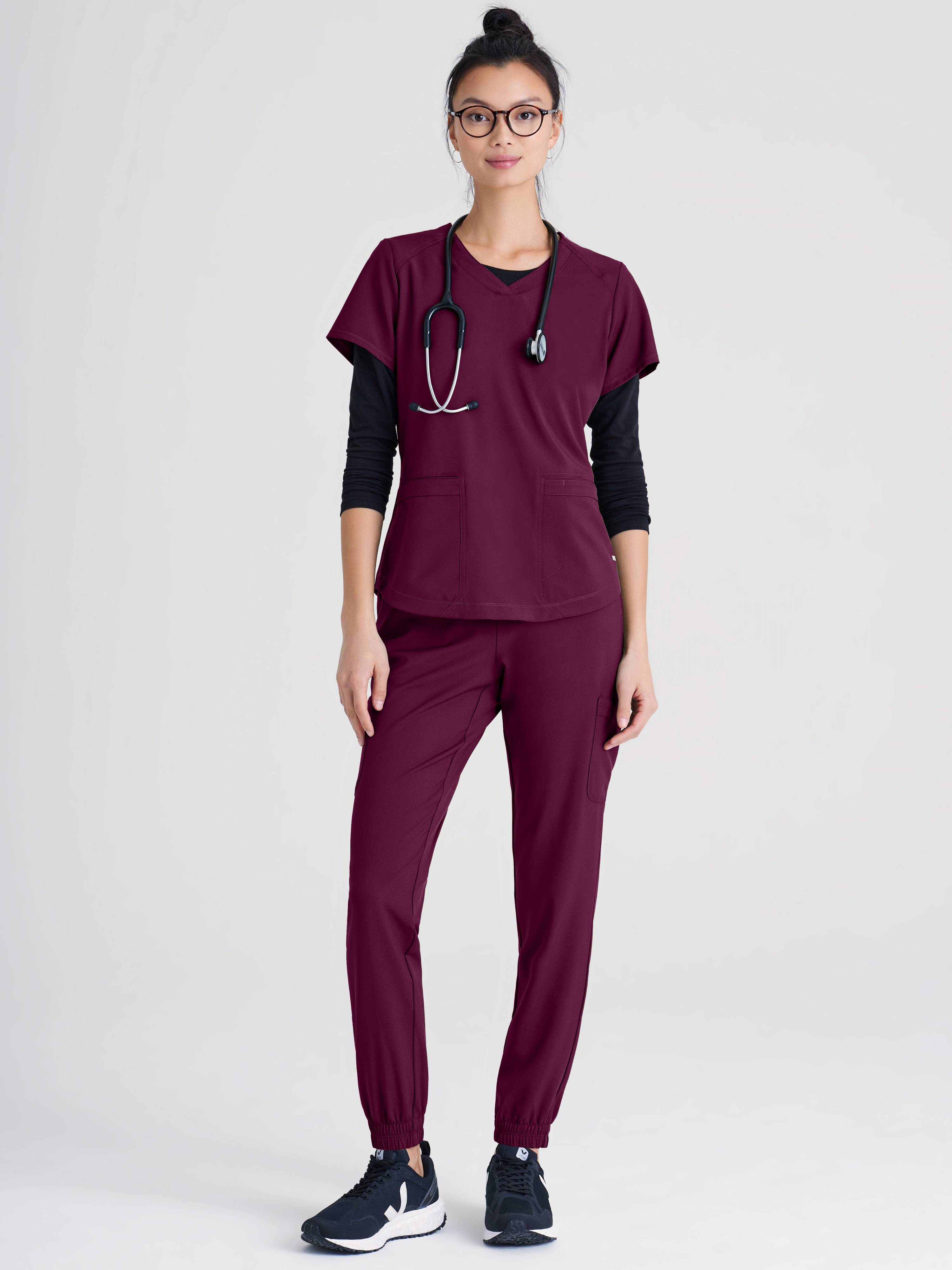 Rhythm 2-Pocket Ciclo® Scrub Top Grey's Anatomy™ by BARCO®  Evolve