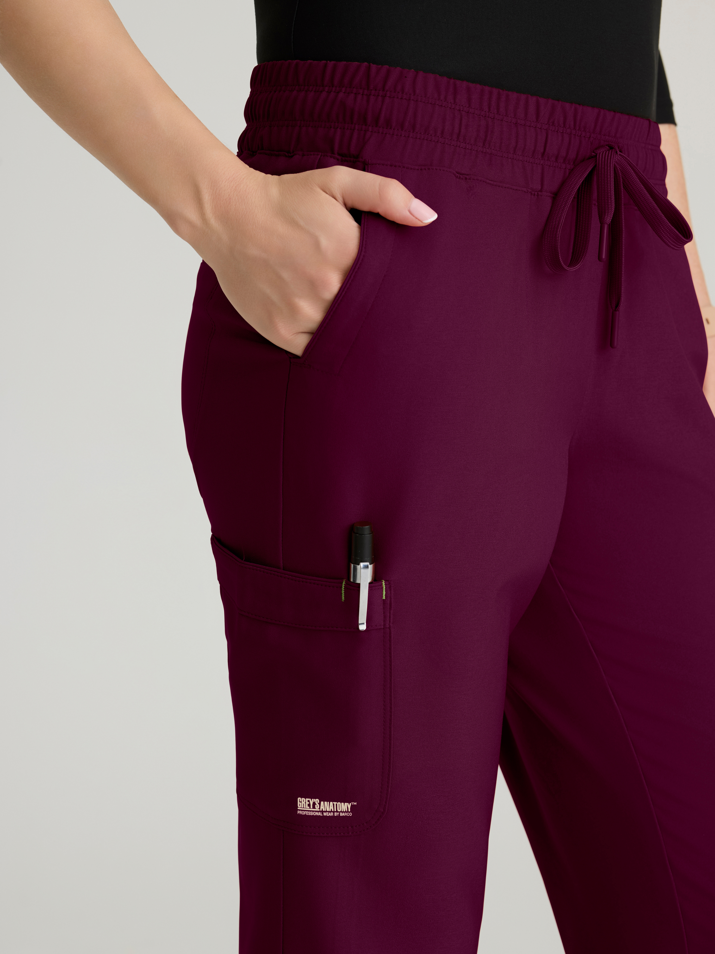 Terra 6-Pocket Mid-Rise Ciclo® Jogger Scrub Pant Grey's Anatomy™ by BARCO® Evolve