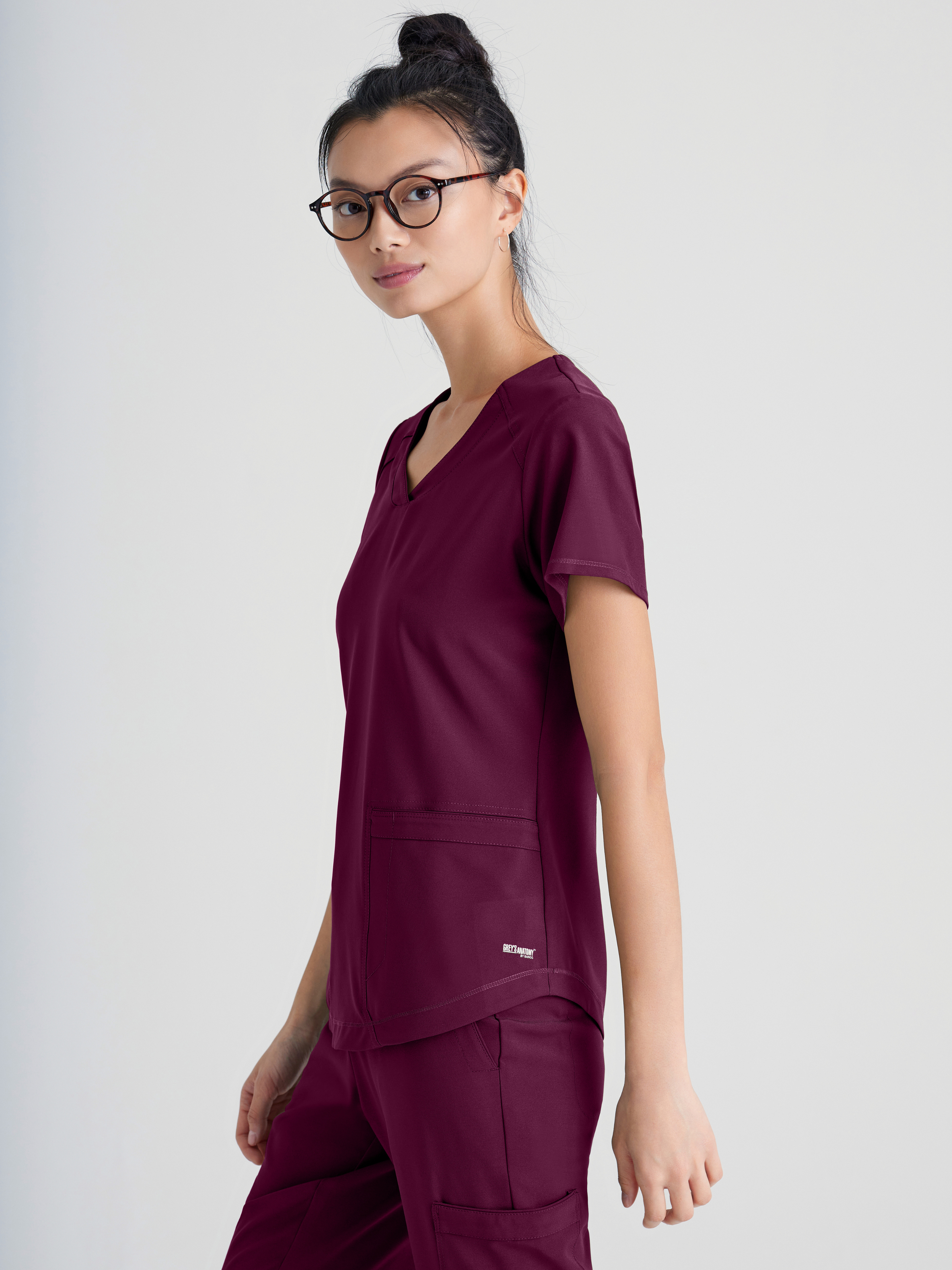 Rhythm 2-Pocket Ciclo® Scrub Top Grey's Anatomy™ by BARCO®  Evolve