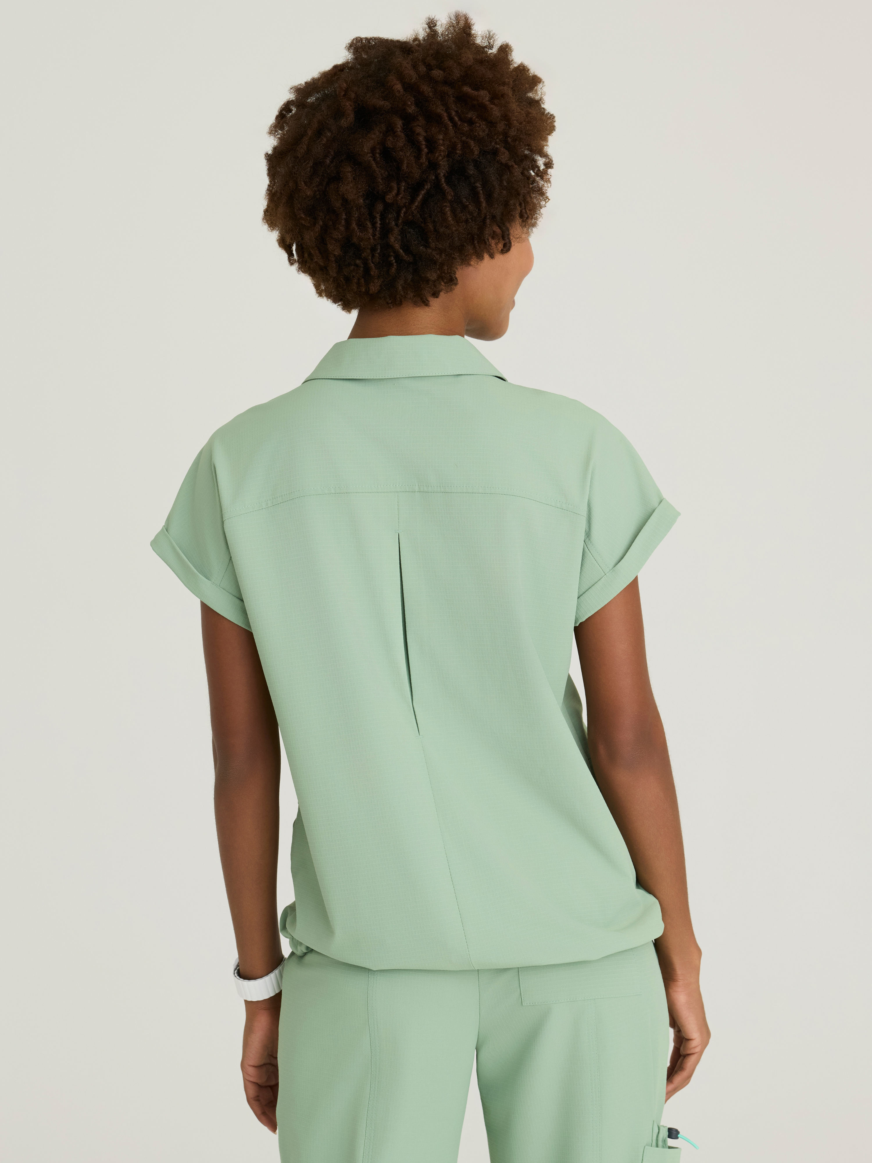 Charlie 3-Pocket Shirt Collar Dolman Sleeve Top Skechers™ by BARCO® Ripstop