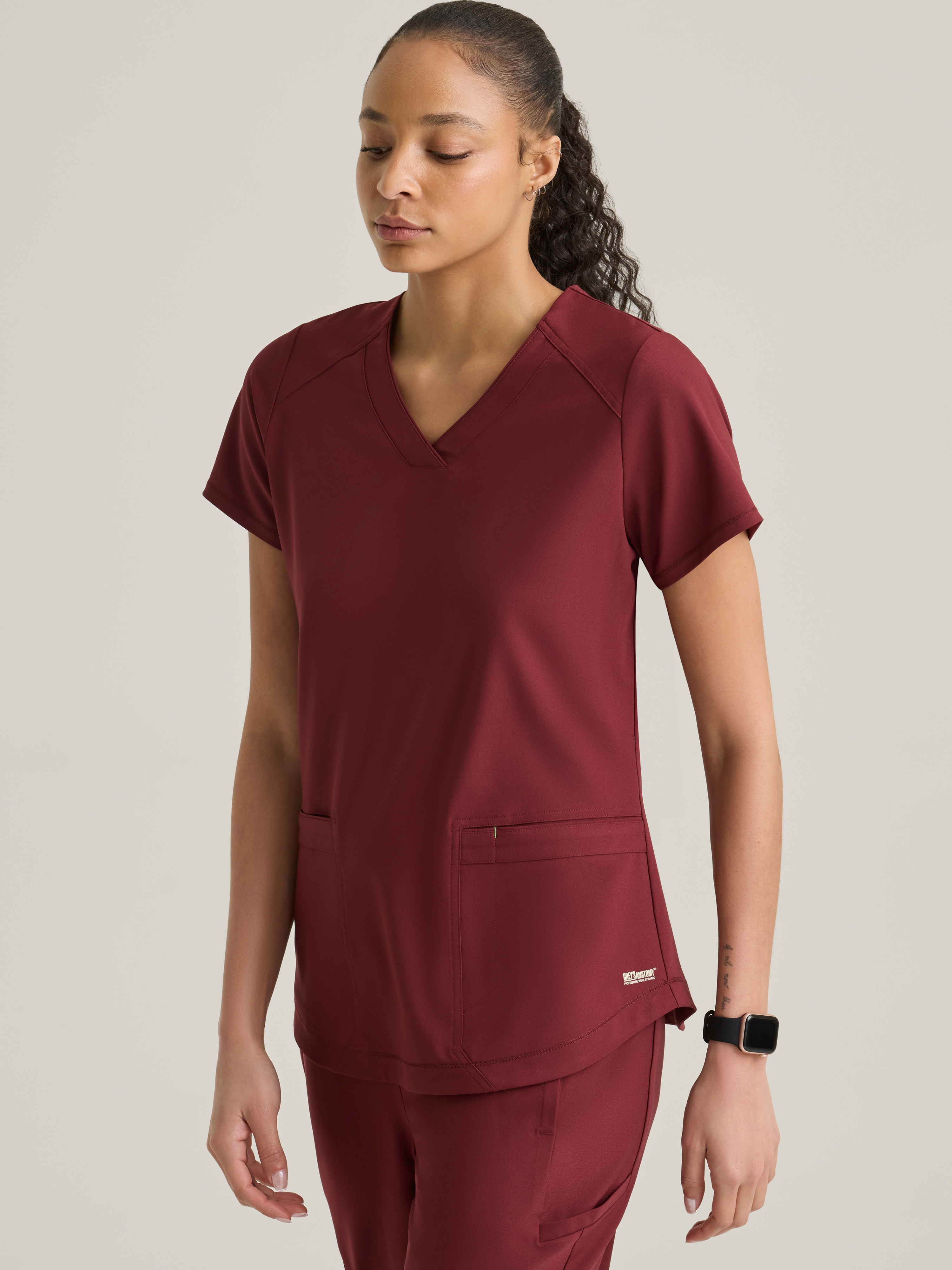Rhythm 2-Pocket Ciclo® Scrub Top Grey's Anatomy™ by BARCO®  Evolve