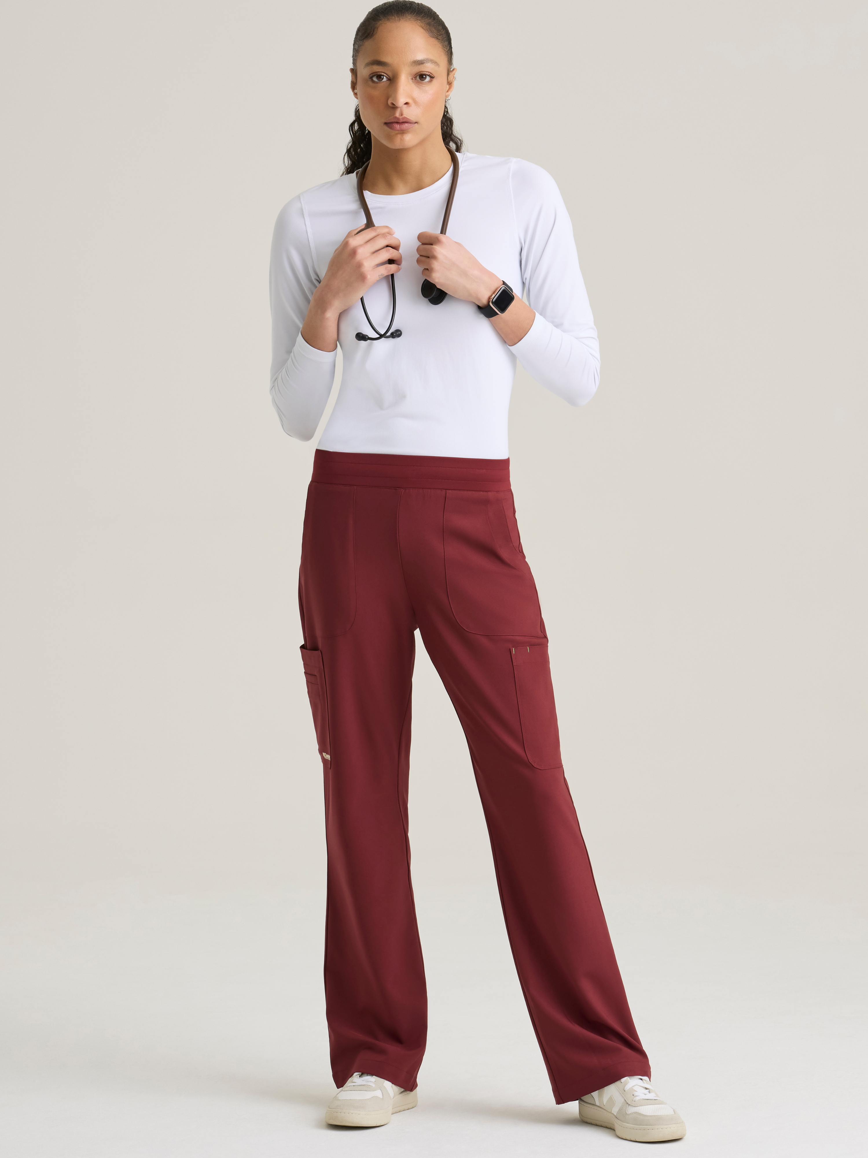 Sky 6-Pocket Jersey Waistband Fit & Flare Pant Grey's Anatomy™ by BARCO® Evolve