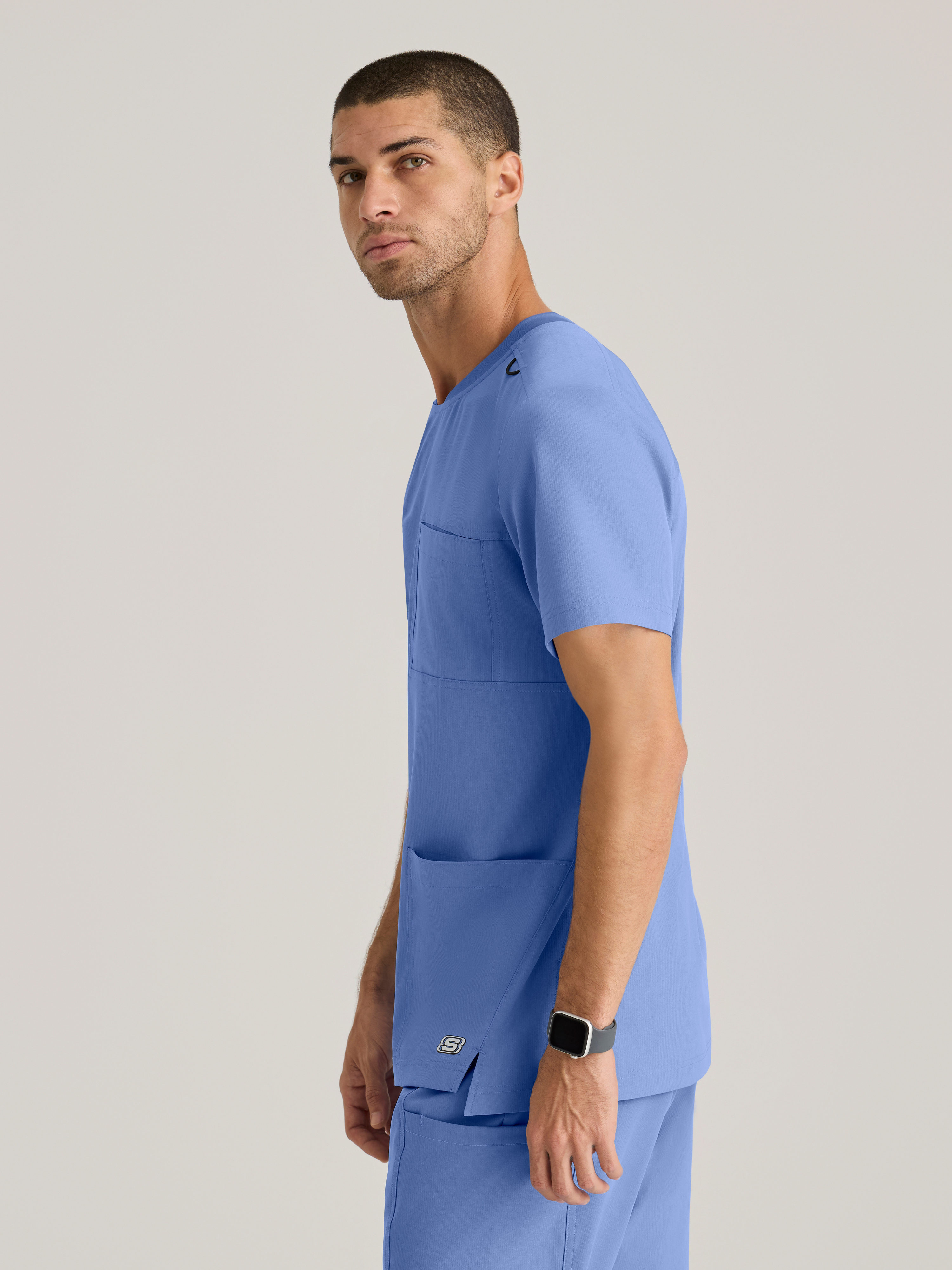 Thesis 3-Pocket Round Neck Scrub Top Skechers™ by BARCO®