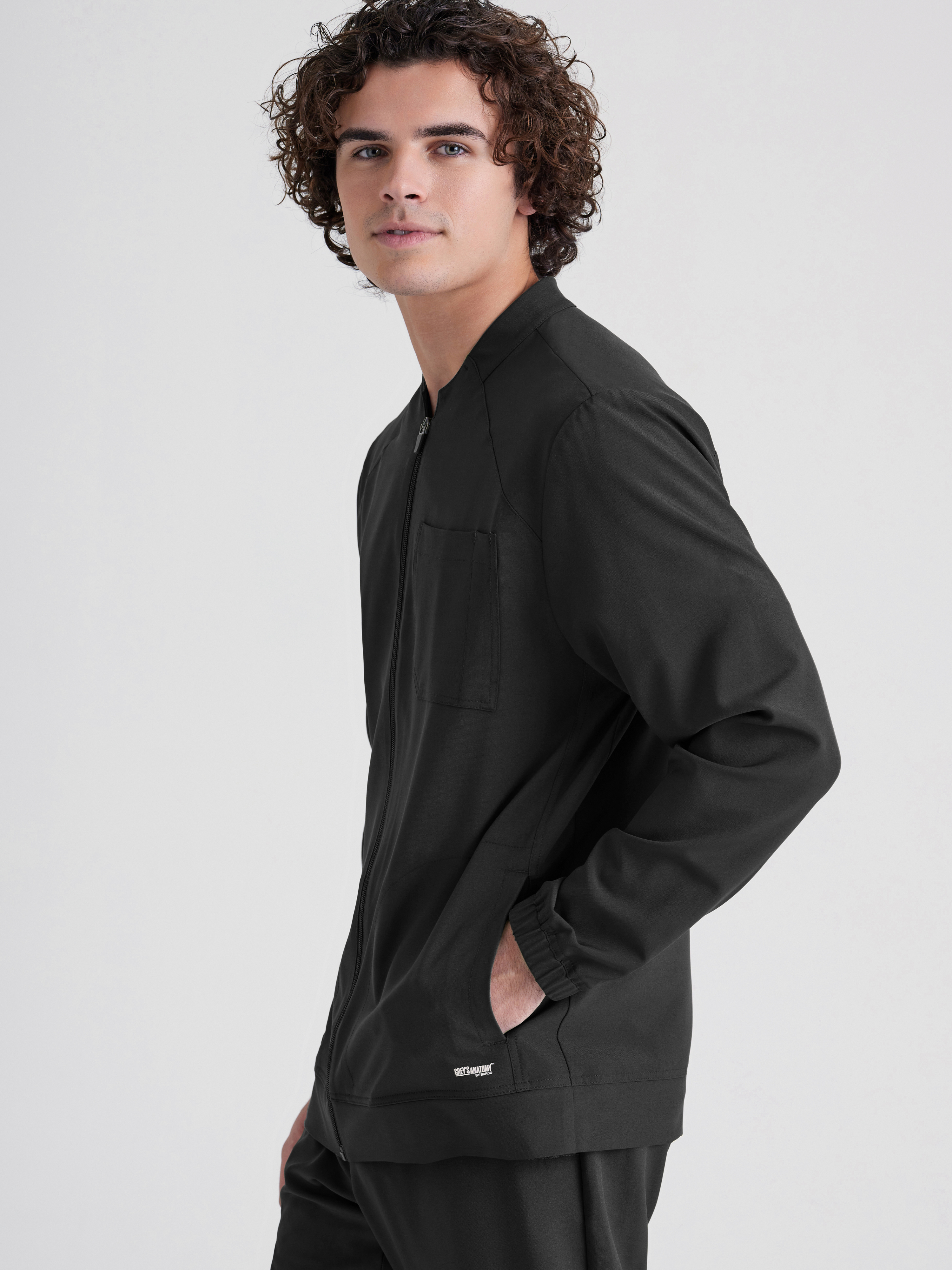 Cycle 3-Pocket Crewneck Ciclo® Scrub Jacket Grey's Anatomy™ by BARCO® Evolve
