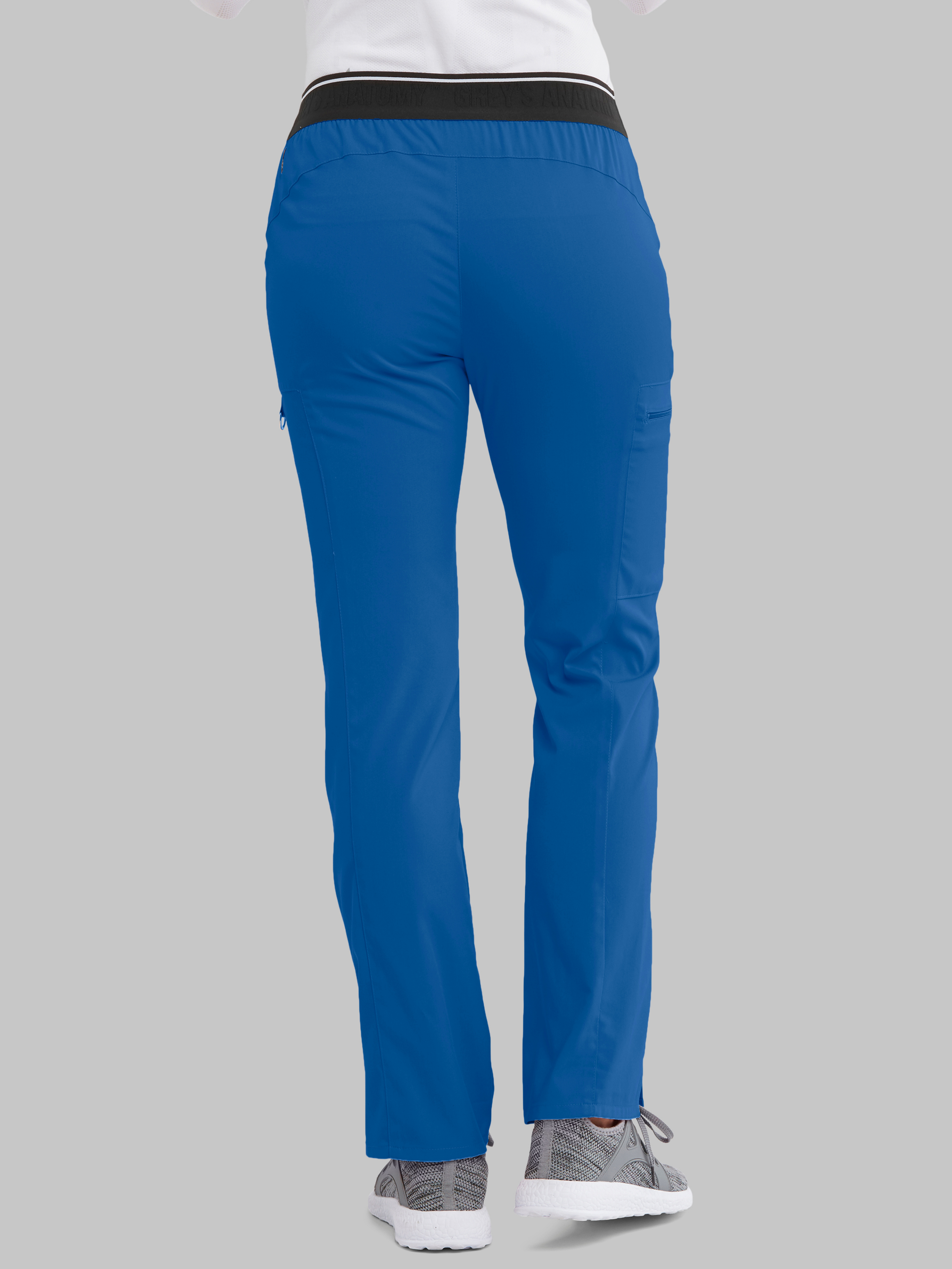 Kim 3-Pocket Mid-Rise Straight Leg Scrub Pant Grey's Anatomy™ by BARCO® Spandex Stretch